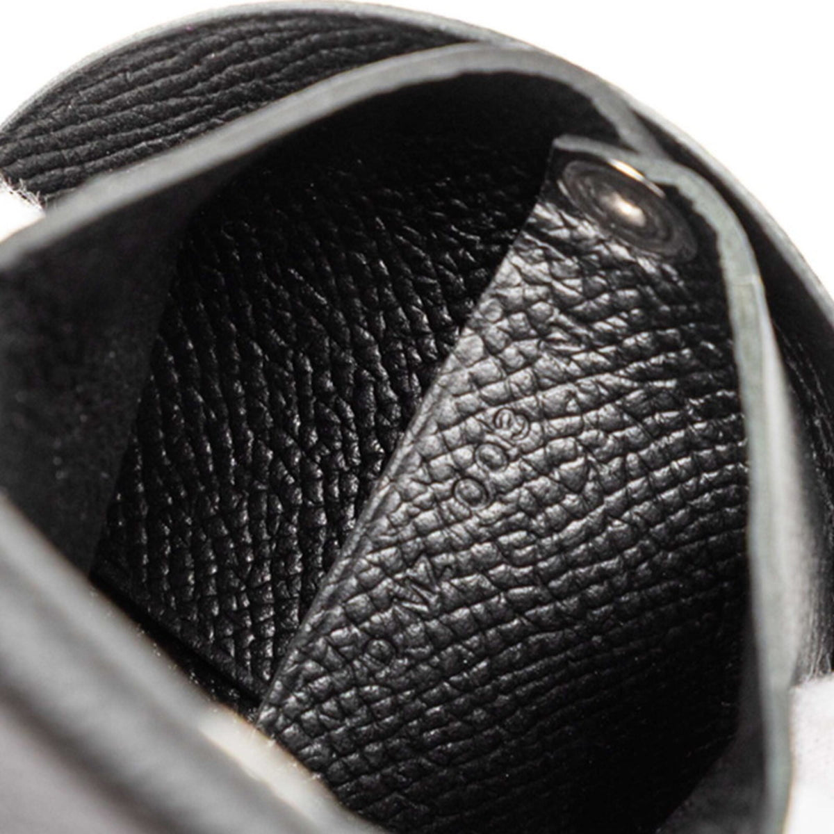 Hermes Black Epsom Leather Coin Purse/Coin Case (Pre-Owned)