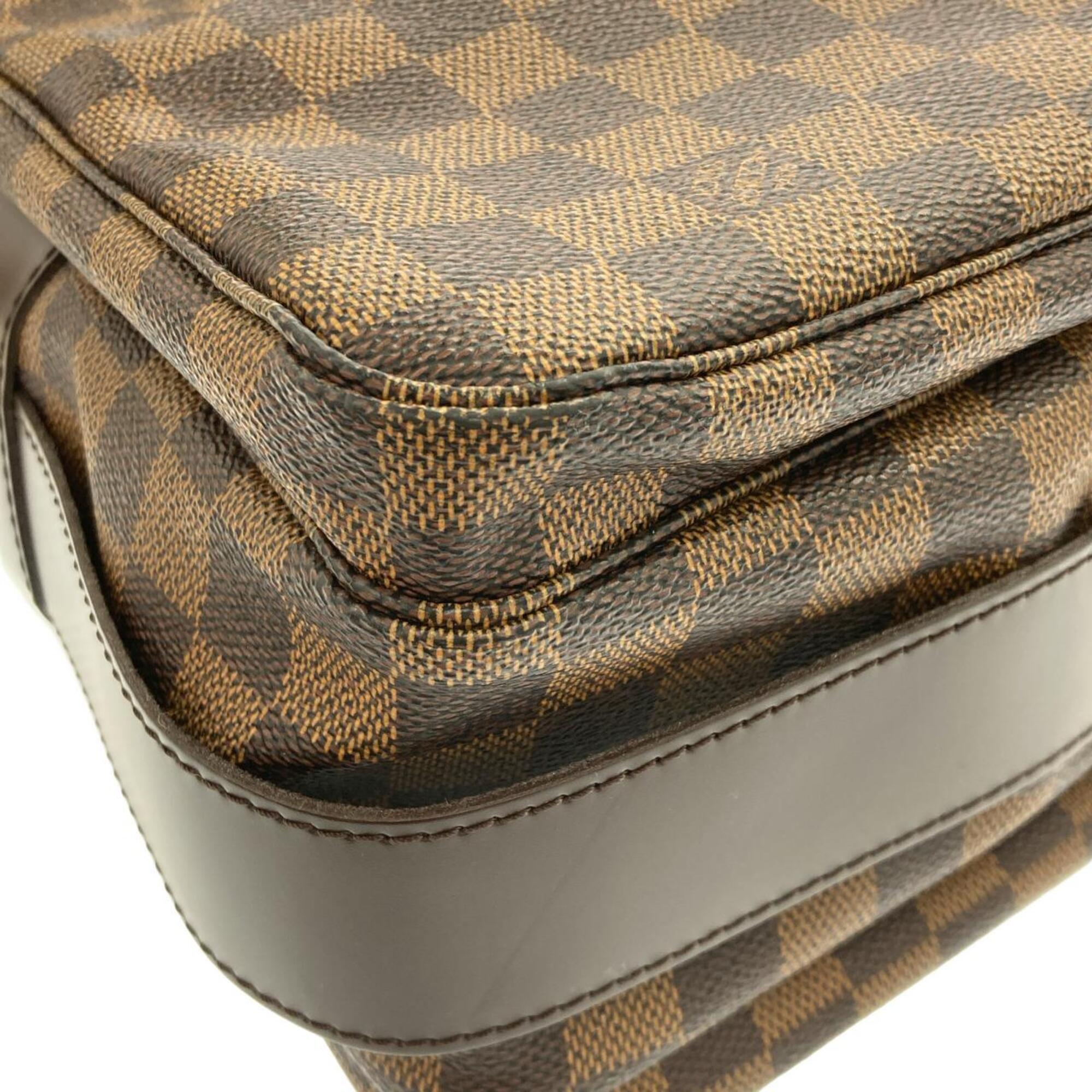 Louis Vuitton Ebene Coated Canvas Shoulder Bag (Pre-Owned)