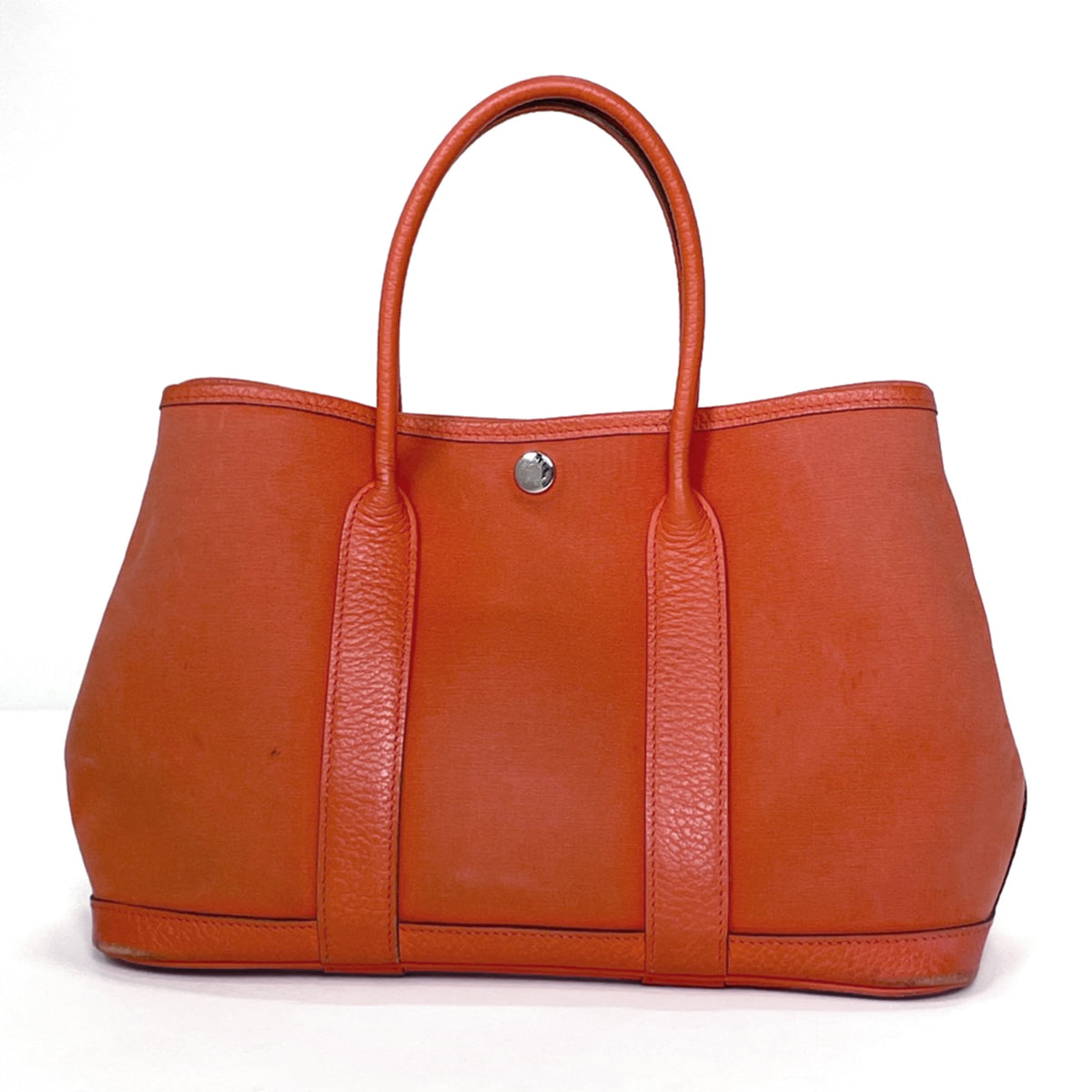 Hermes Garden Toile Officier Tote Bag (Pre-Owned)