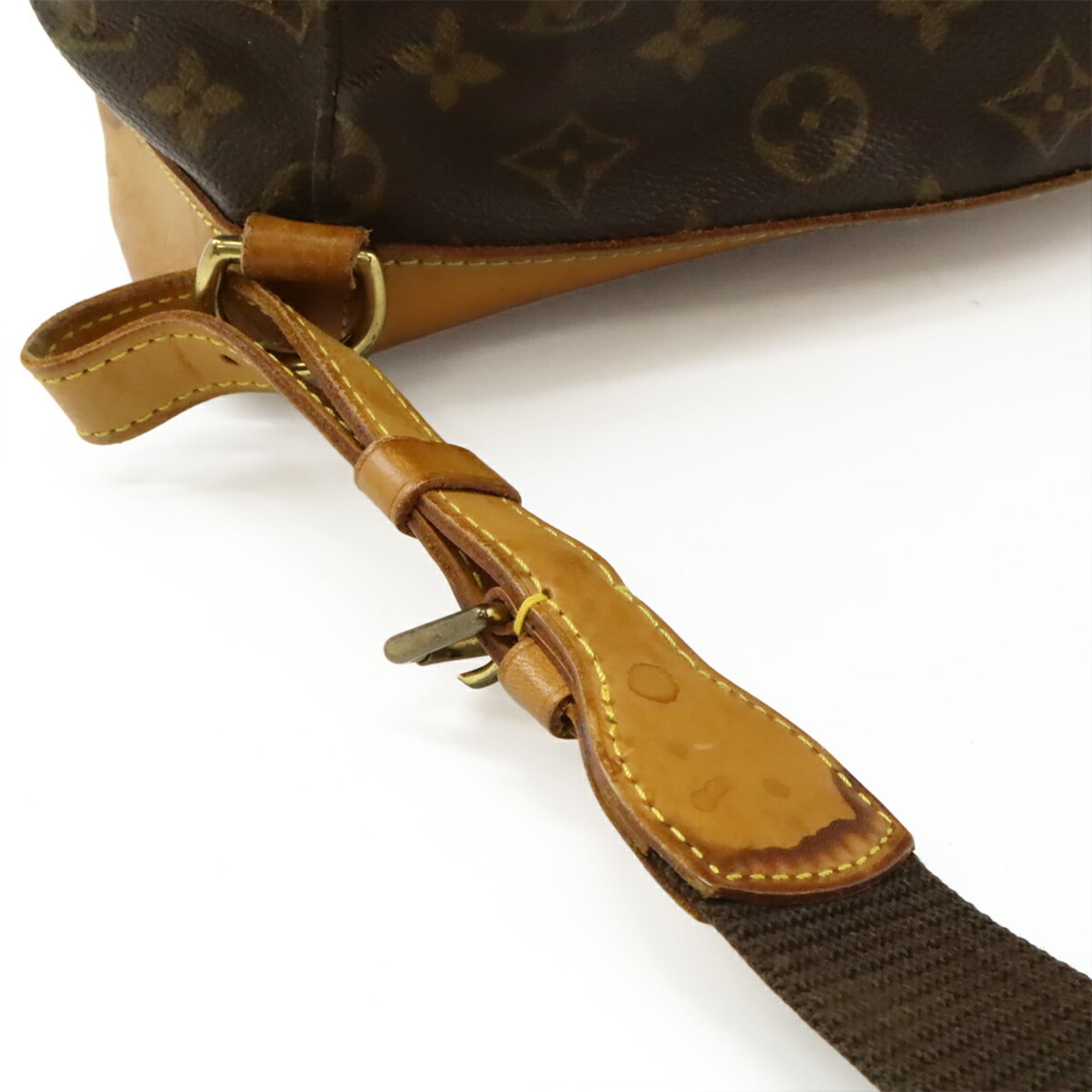 Louis Vuitton Brown Monogram Canvas Pvc Coated Canvas Backpack Shoulder Bag (Pre-Owned)