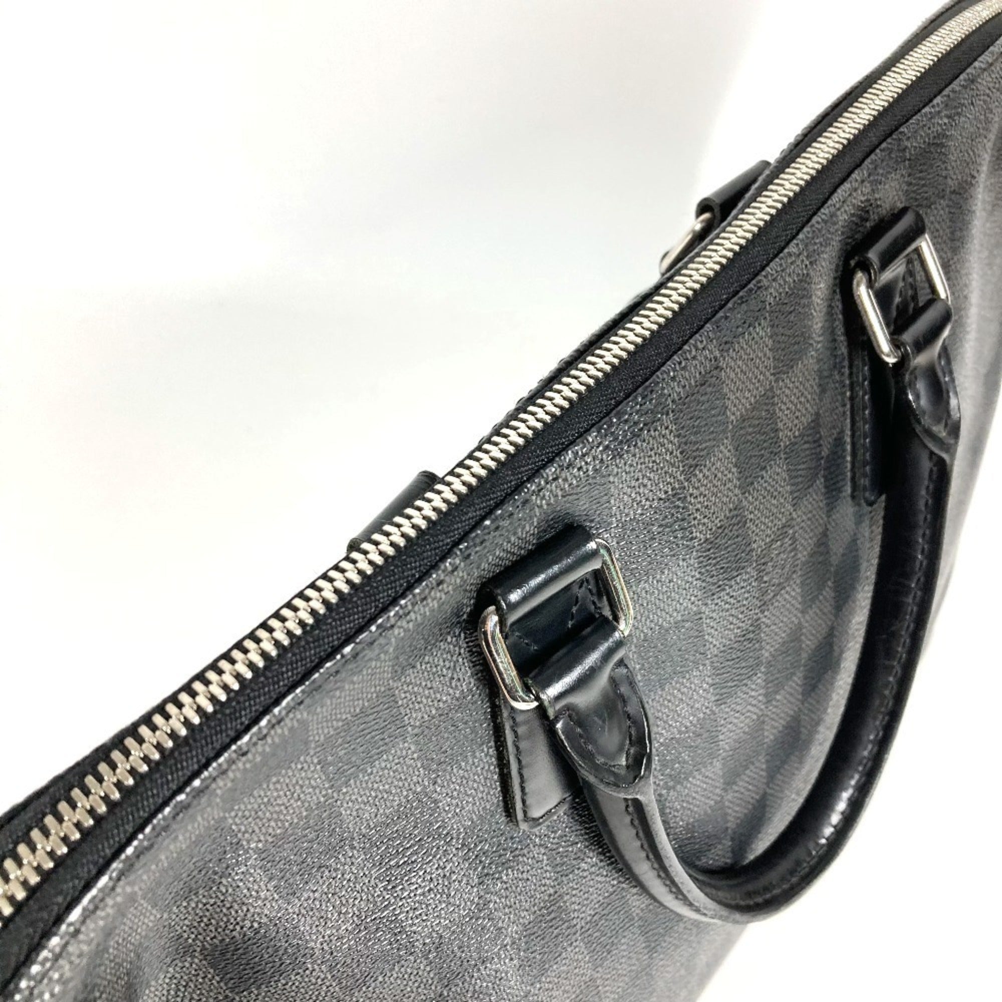 Louis Vuitton Black Damier Graphite Briefcase Handbag (Pre-Owned)