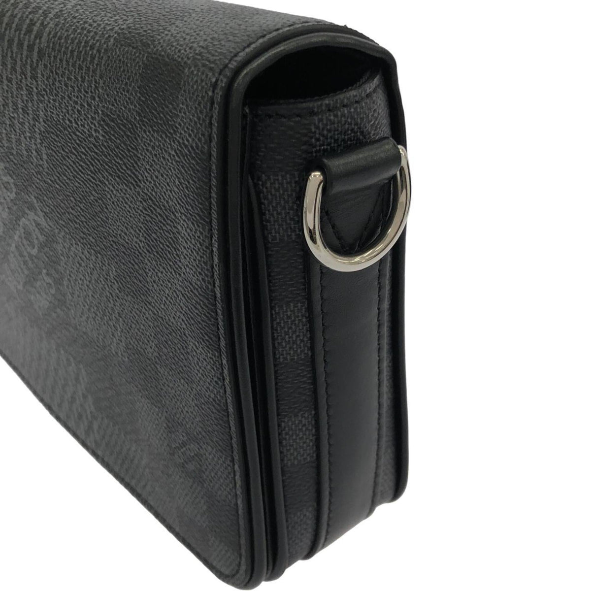 Louis Vuitton Graphite Coated Canvas Shoulder Bag (Pre-Owned)