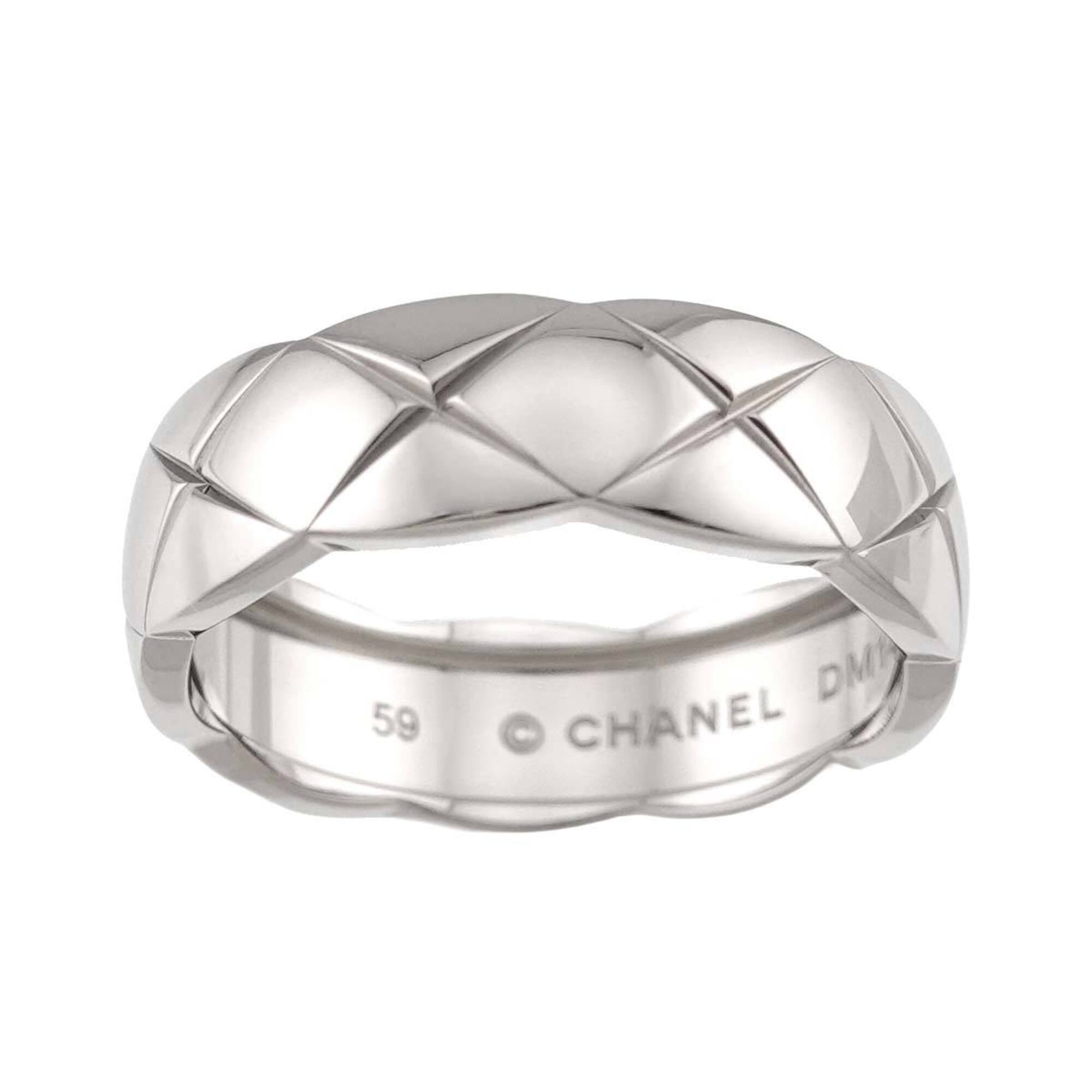 Chanel Matelasse Band Ring (Pre-Owned)