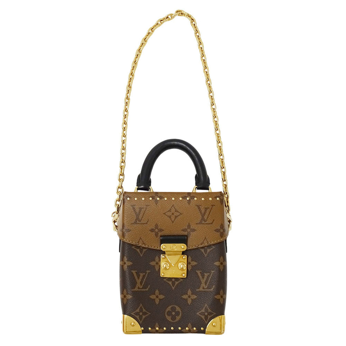 Louis Vuitton Brown Monogram Handbag Shoulder Bag (Pre-Owned)