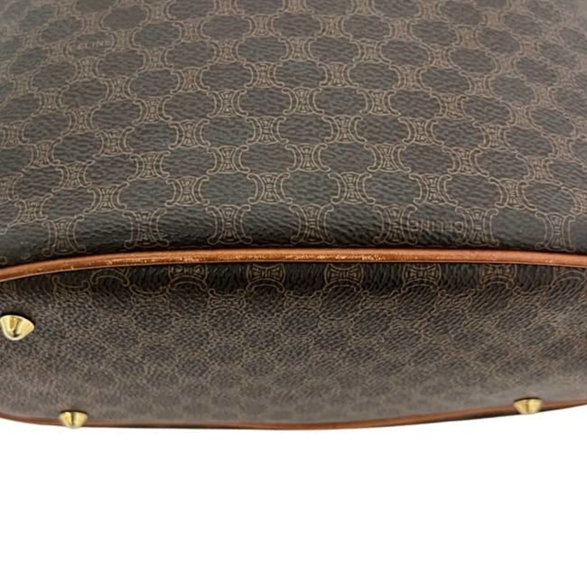 Celine Brown Pvc Leather Tote Bag (Pre-Owned)