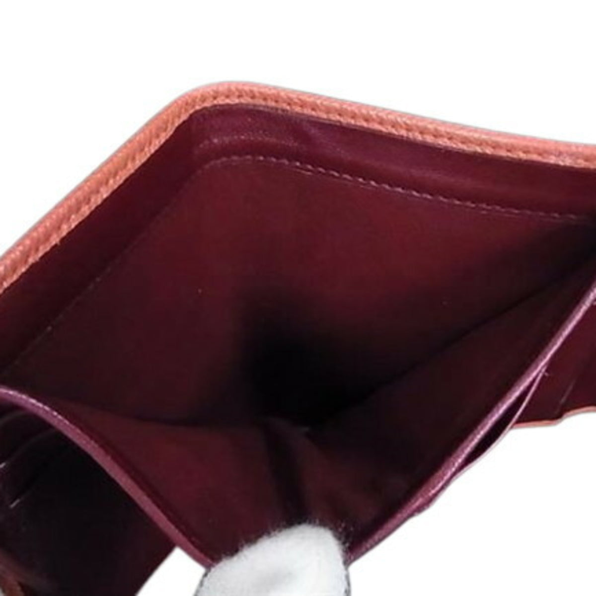 Bvlgari Orange Leather Wallet (Tri-Fold) (Pre-Owned)