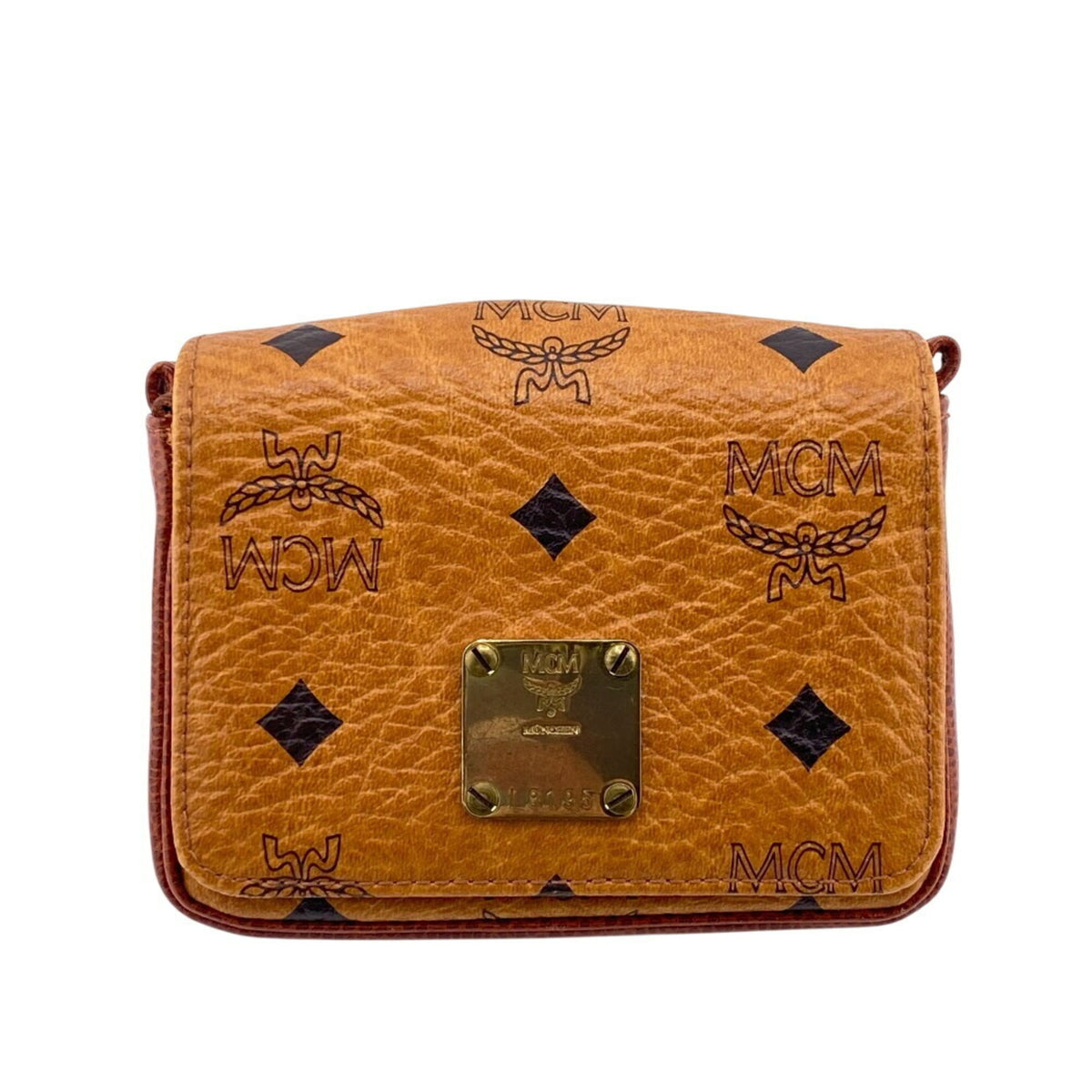 Mcm Brown Leather Pouch (Pre-Owned)