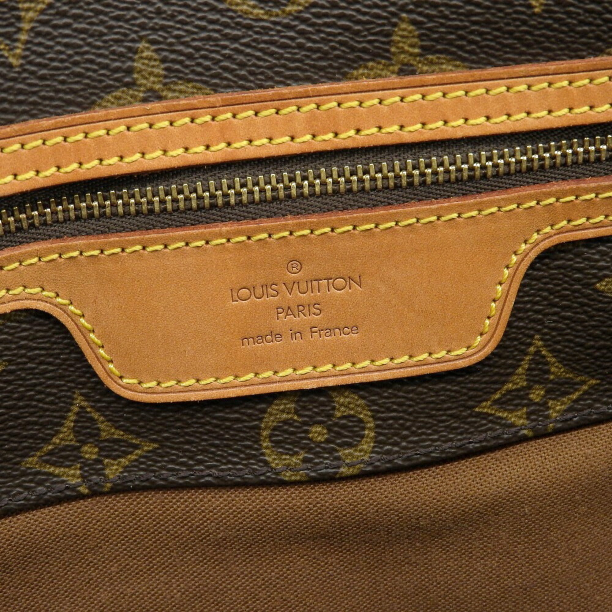 Louis Vuitton Brown Monogram Pvc Leather Shoulder Bag Tote Bag (Pre-Owned)