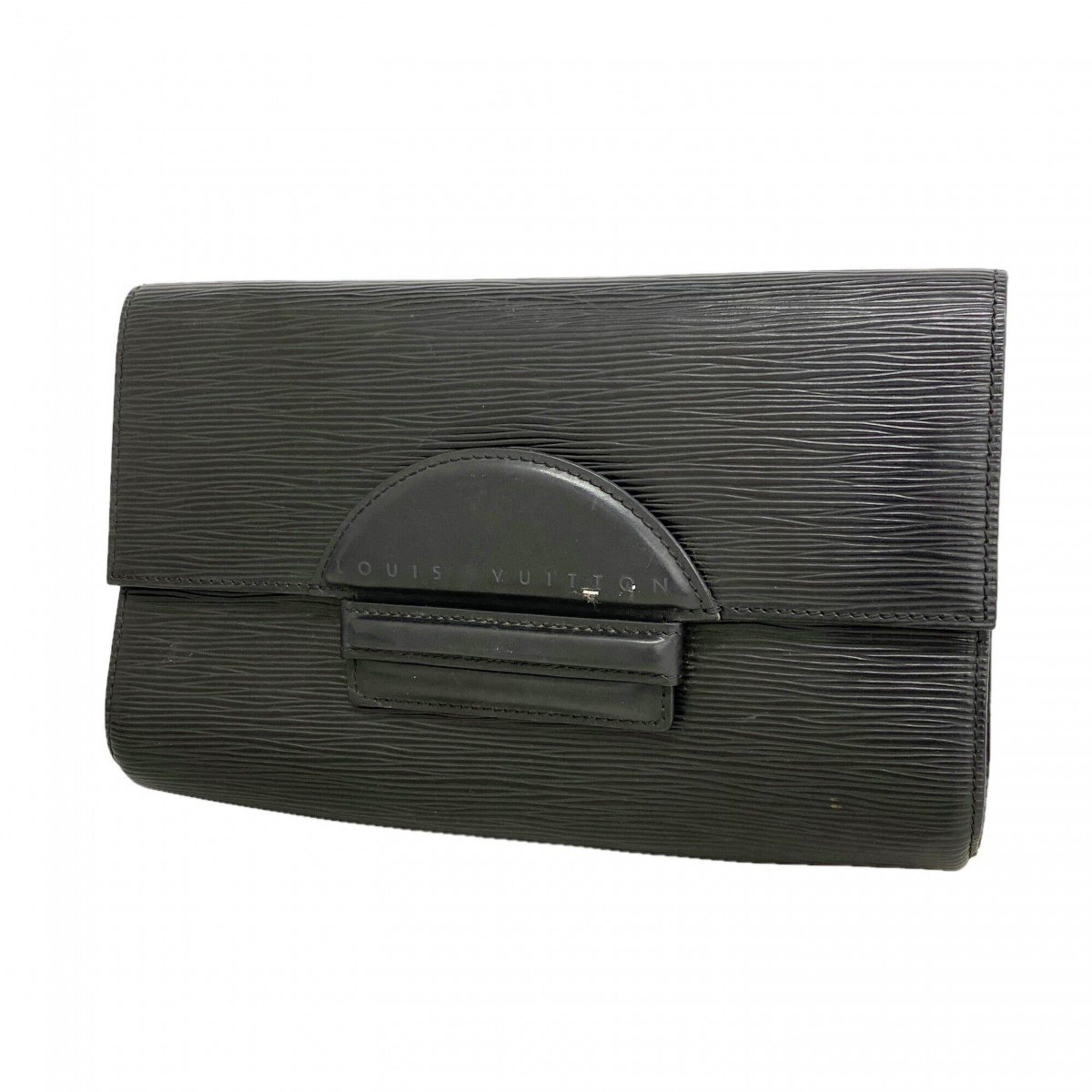 Louis Vuitton Noir Clutch Bag (Pre-Owned)