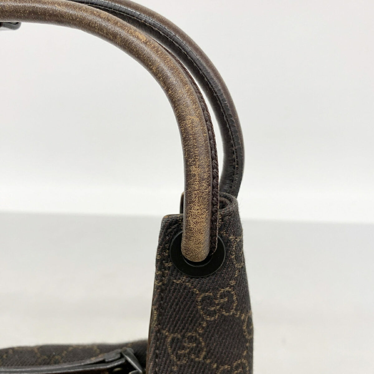 Gucci Brown Denim Handbag (Pre-Owned)