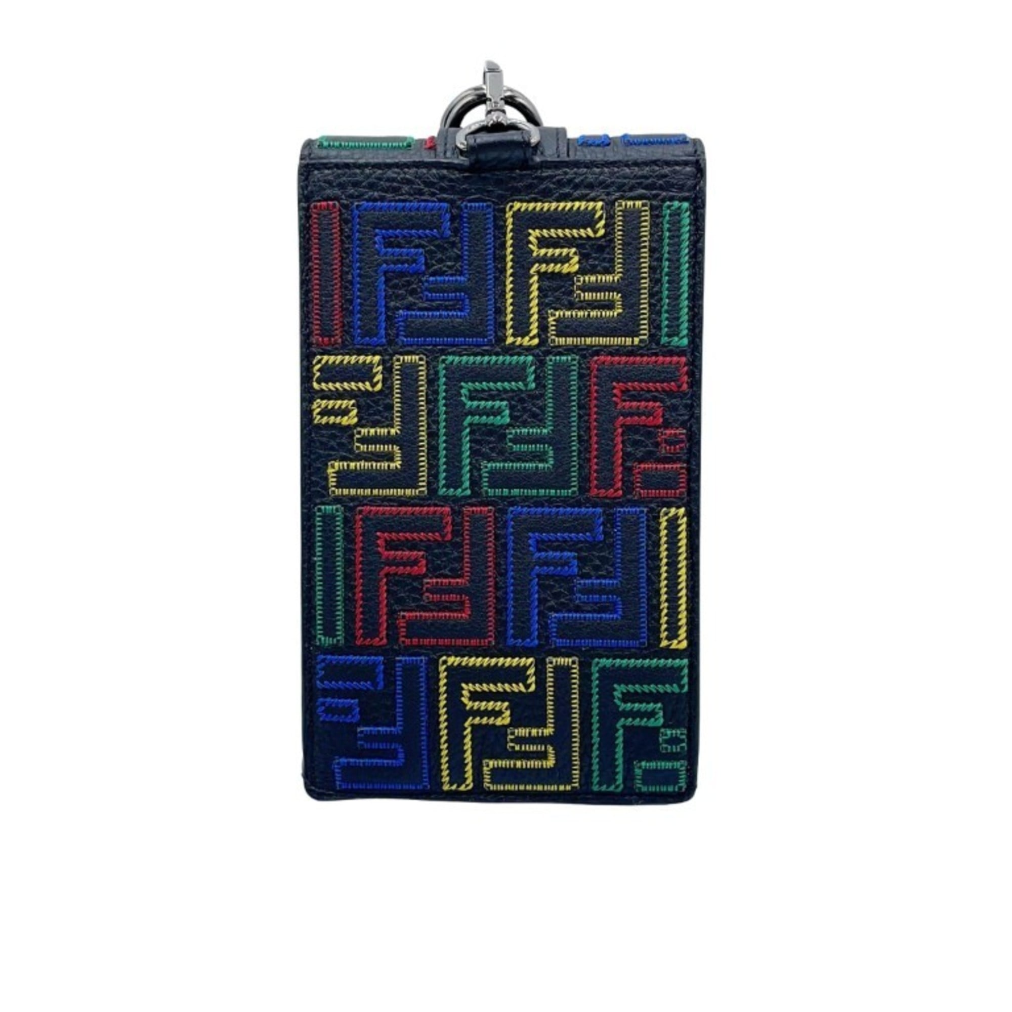 Fendi Multi-Color Leather Handbag Shoulder Bag Tote Bag (Pre-Owned)