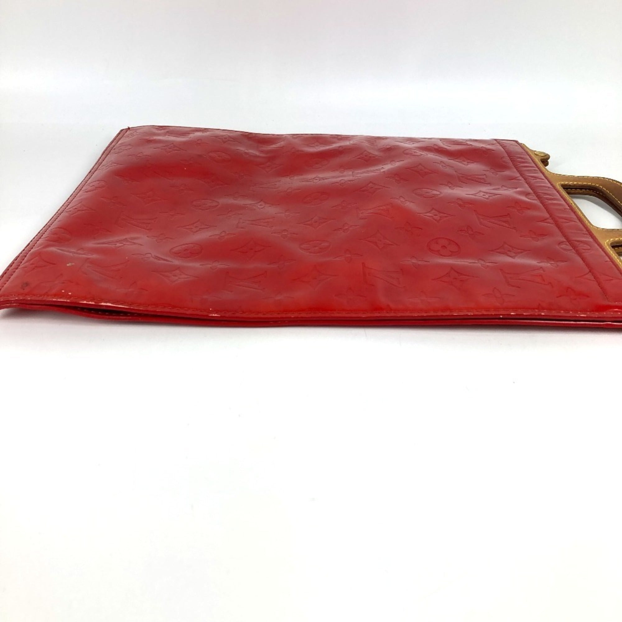 Louis Vuitton Galle Red Color Monogram Vernis Handbag (Pre-Owned)