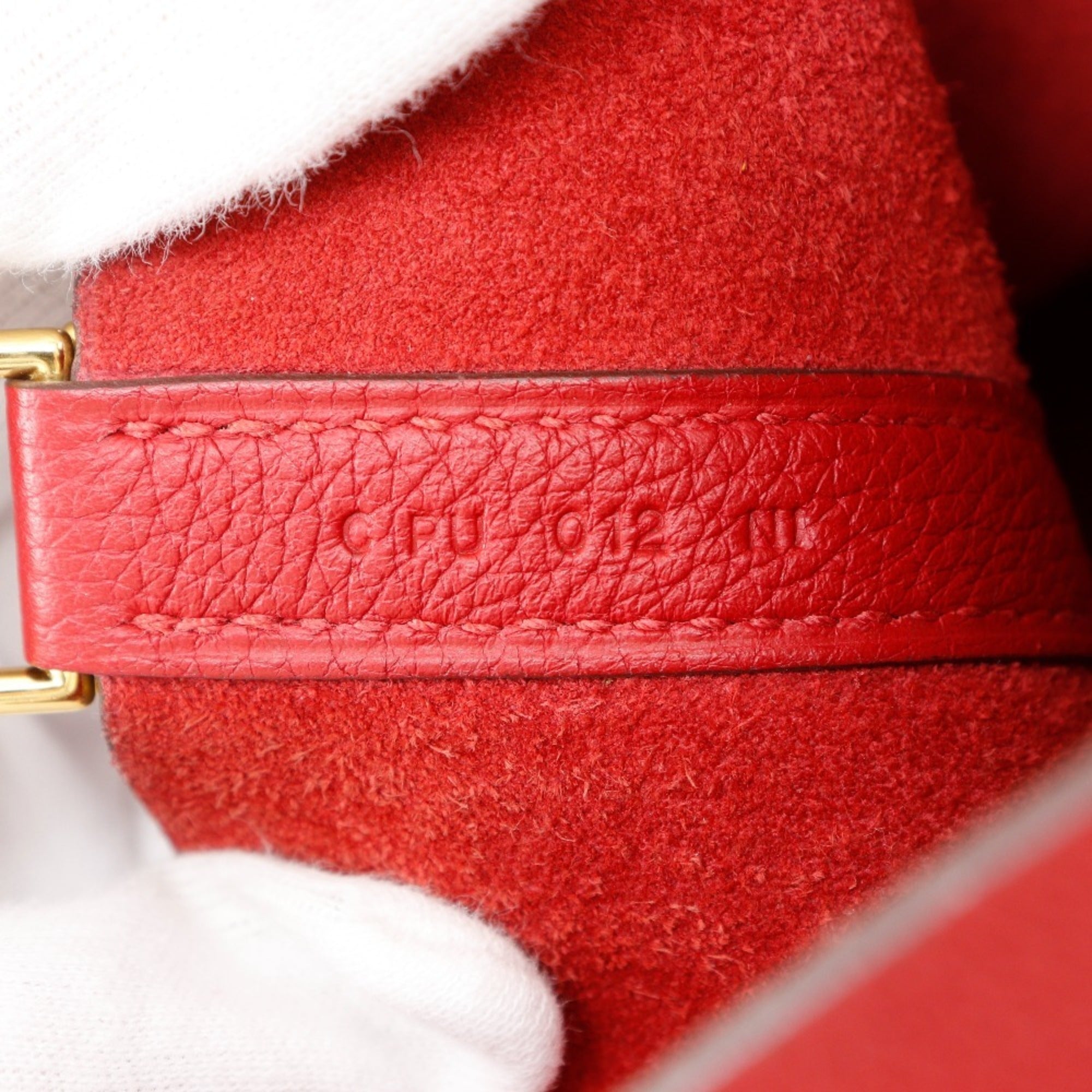 Hermes Picotin Red Color Handbag (Pre-Owned)