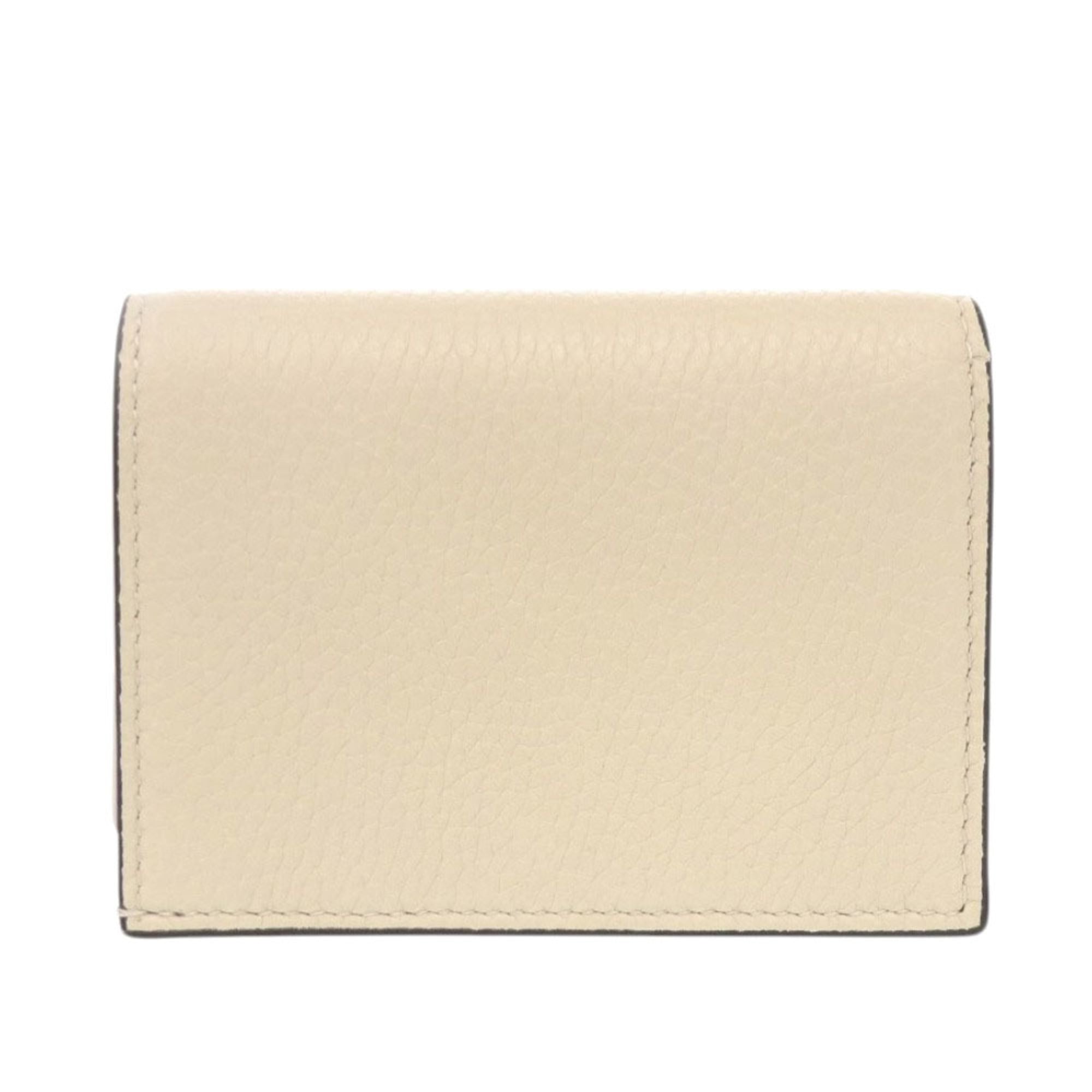 Gucci Ivory Leather Wallet (Bi-Fold) (Pre-Owned)