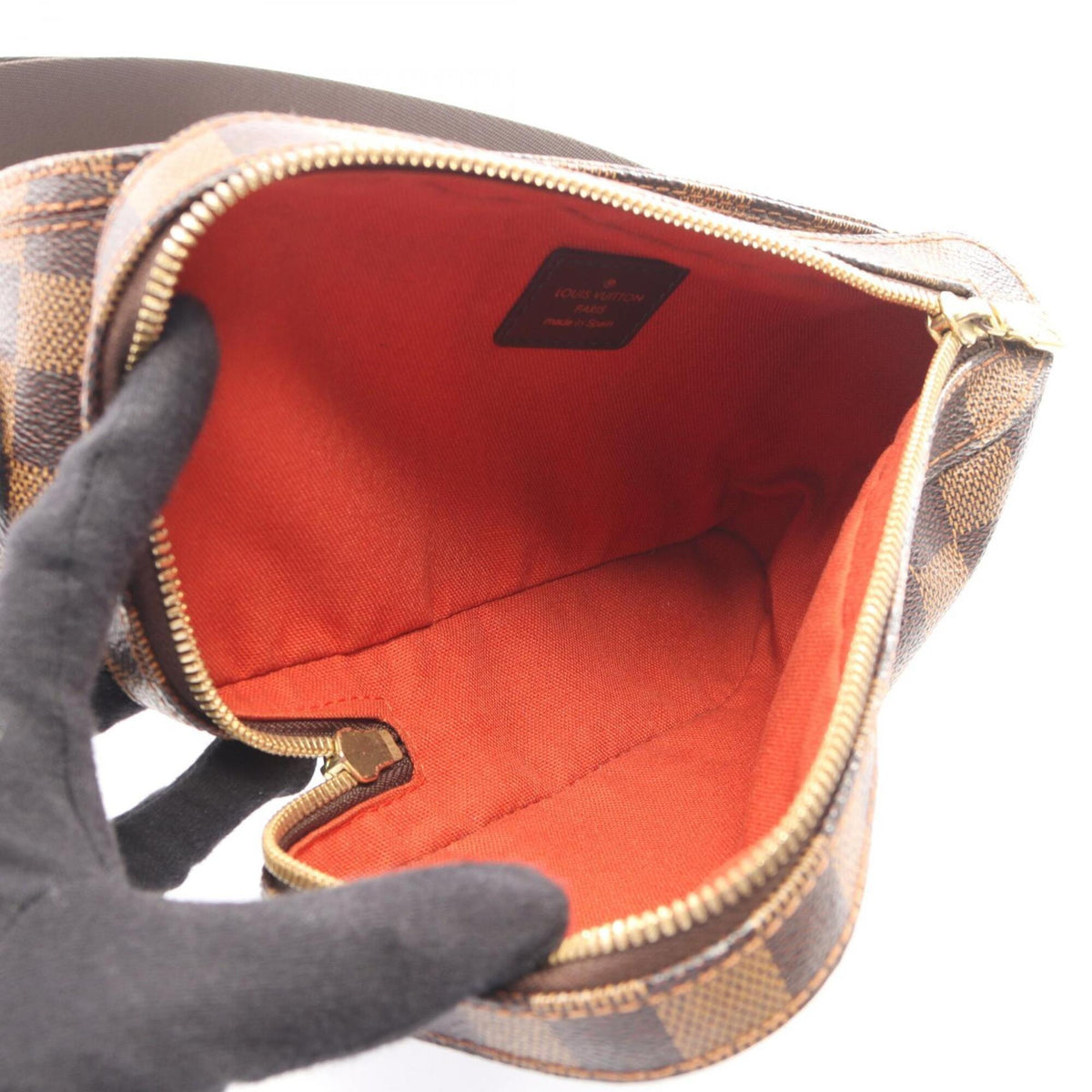 Louis Vuitton Brown Coated Canvas Fanny Pack Sling Bag (Pre-Owned)