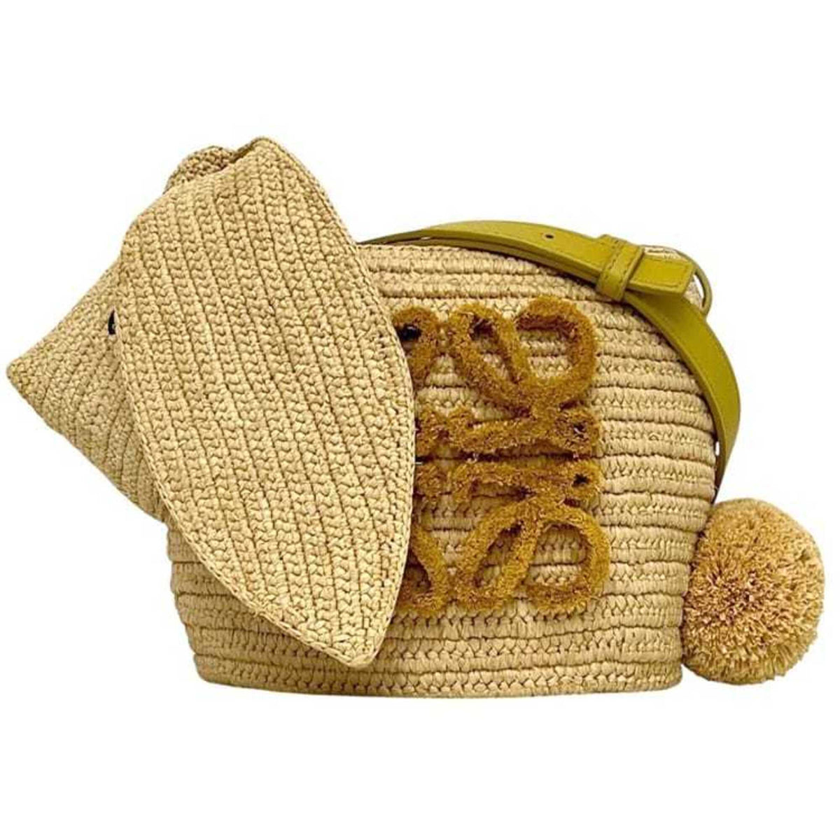 Loewe Beige Raffia Shoulder Bag (Pre-Owned)