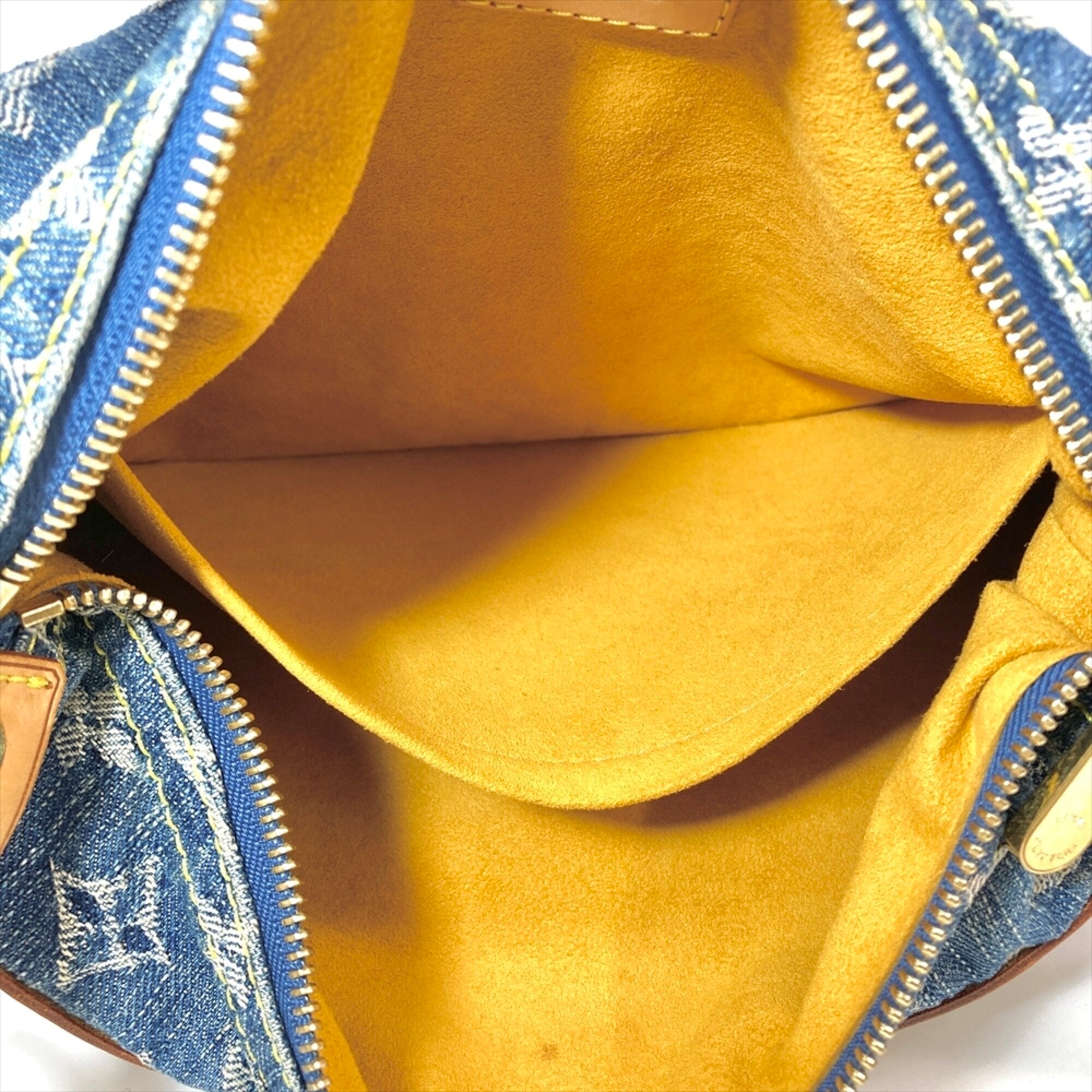 Louis Vuitton Monogram Denim Blue Monogram Denim Shoulder Bag (Pre-Owned)