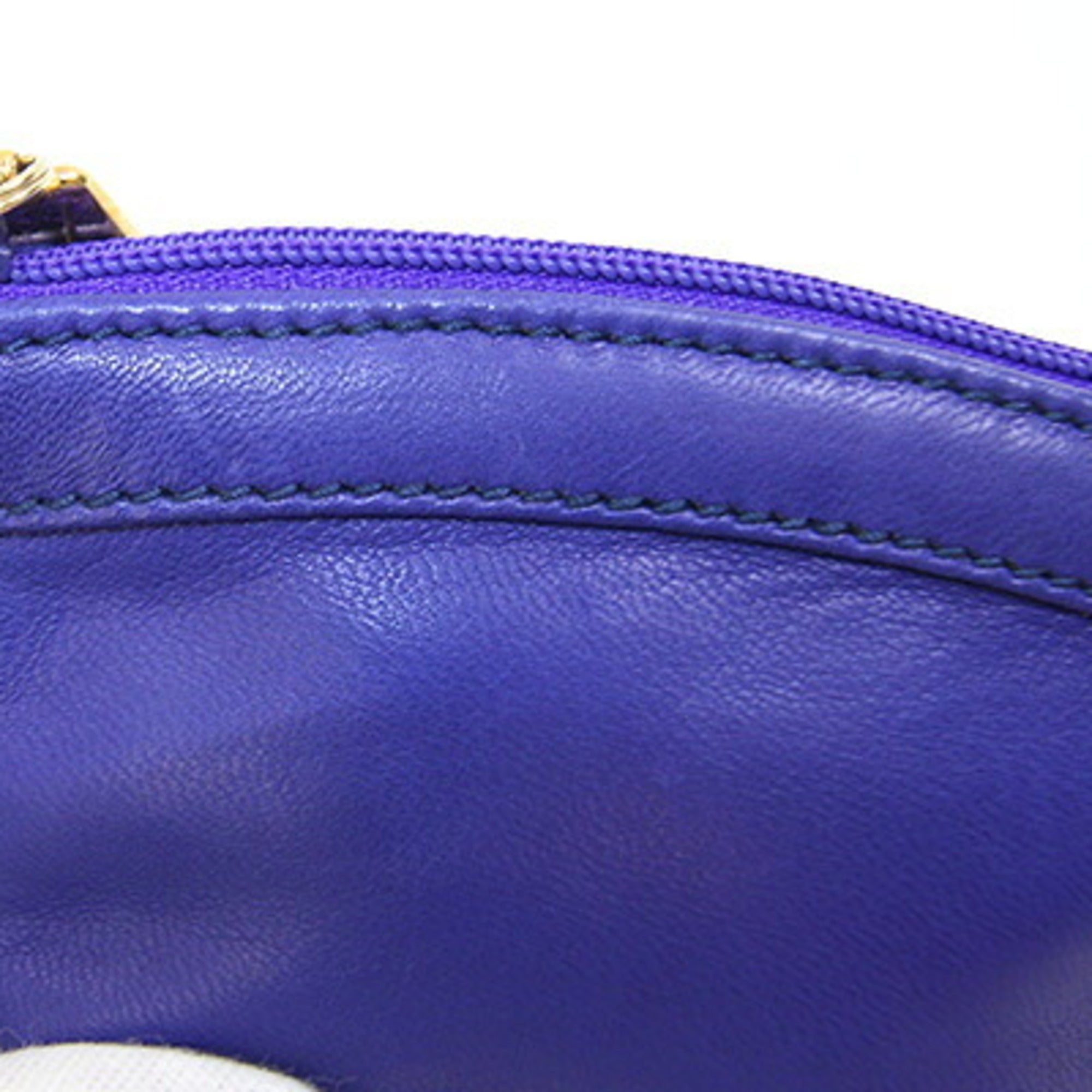Gucci Blue Leather Coin Purse/Coin Case (Pre-Owned)