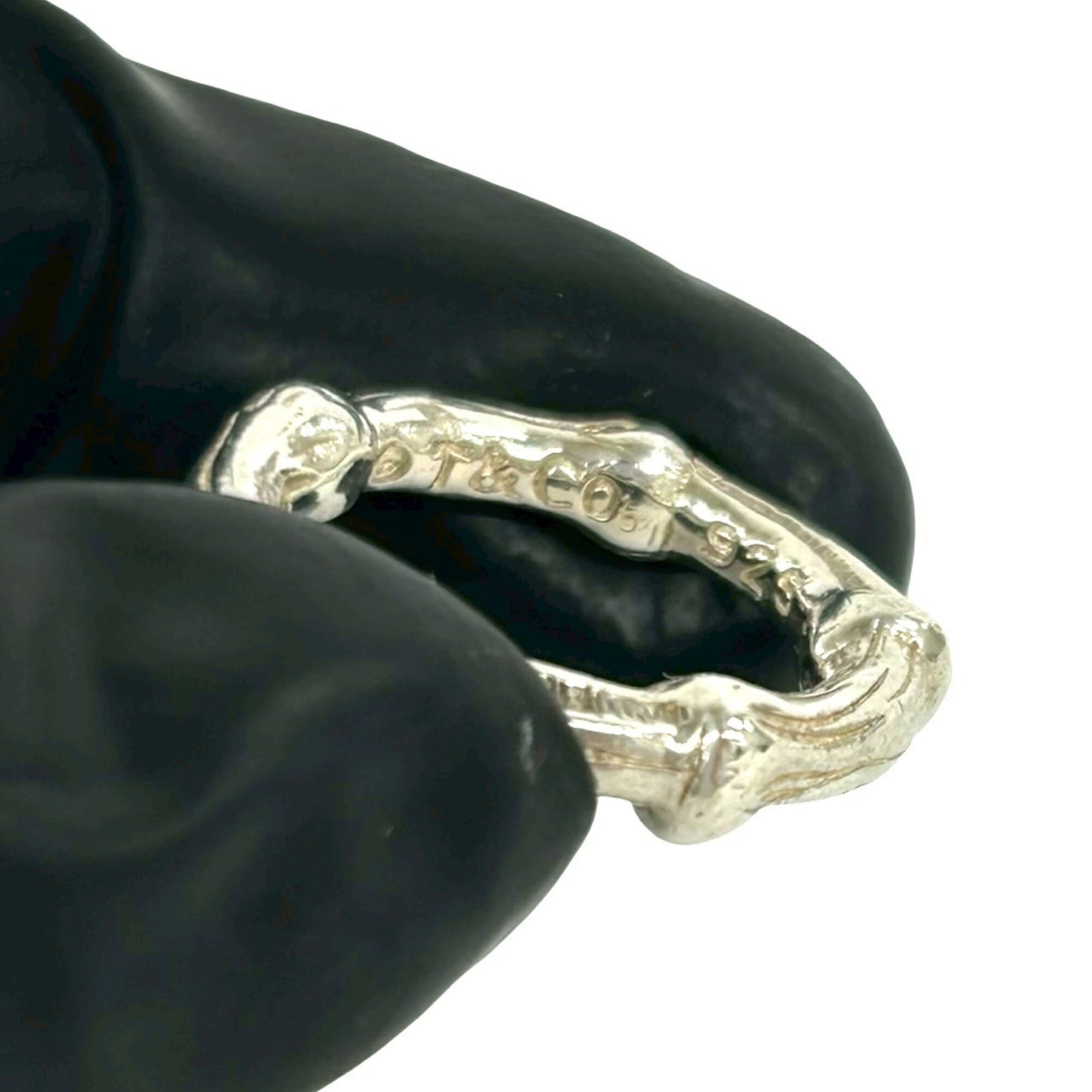 Tiffany Silver Silver 925 Band Ring (Pre-Owned)