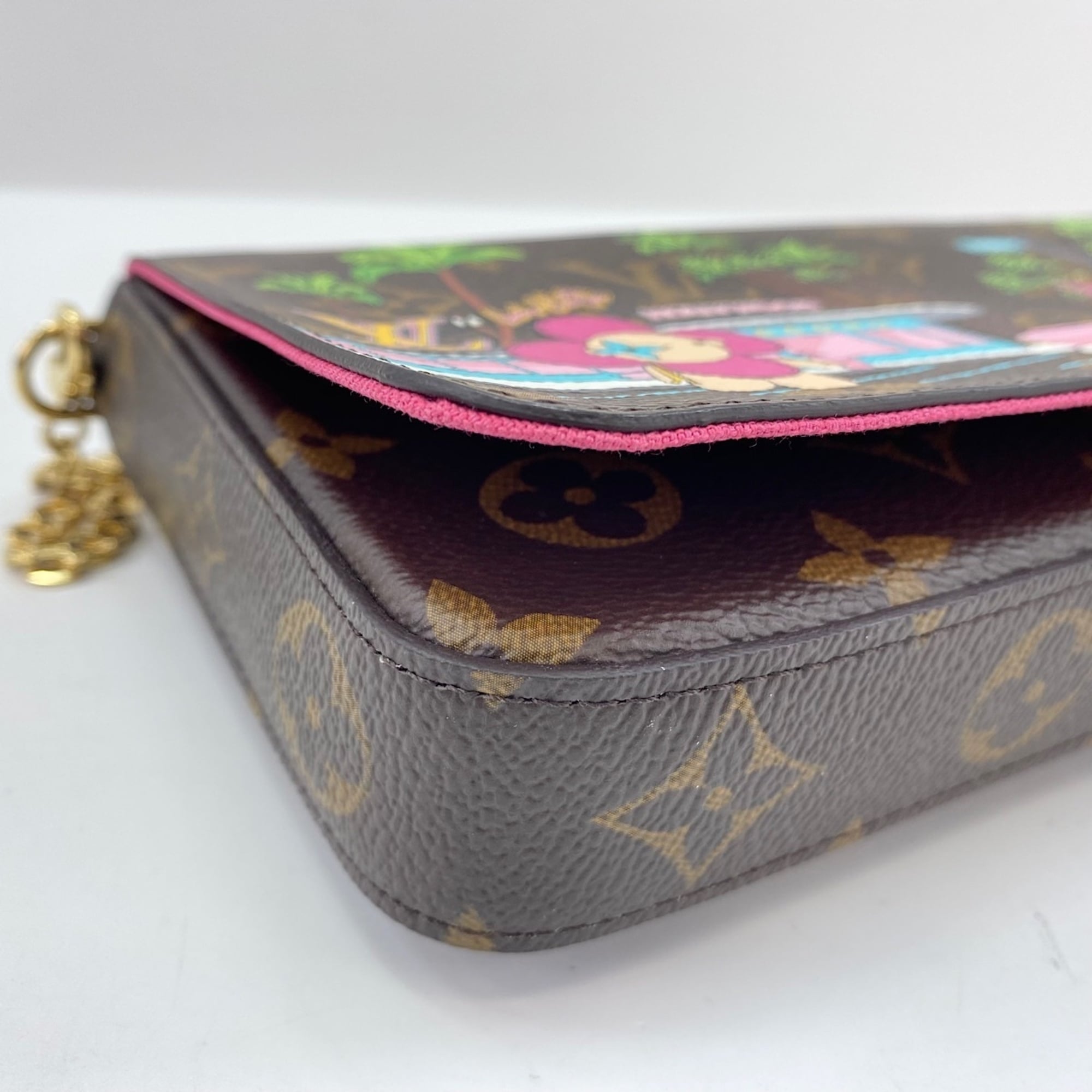 Louis Vuitton Monogram Brown Pochette Shoulder Bag (Pre-Owned)