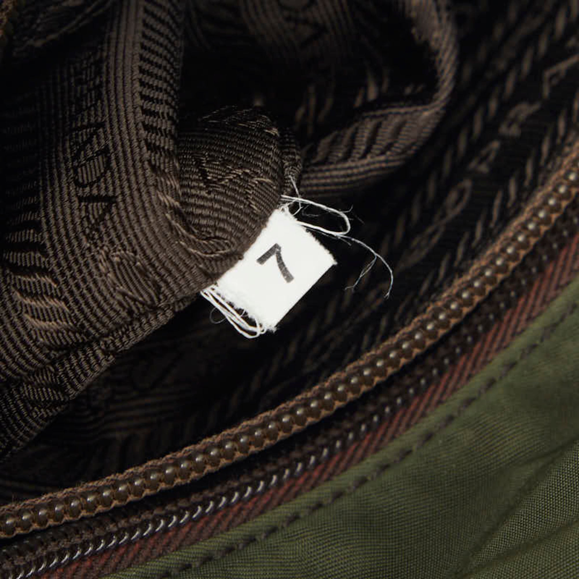 Prada Green Tessuto Nylon Handbag (Pre-Owned)