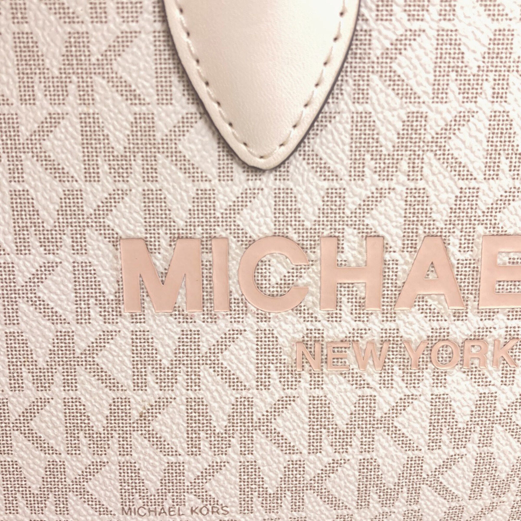Michael Kors White Pvc Handbag (Pre-Owned)