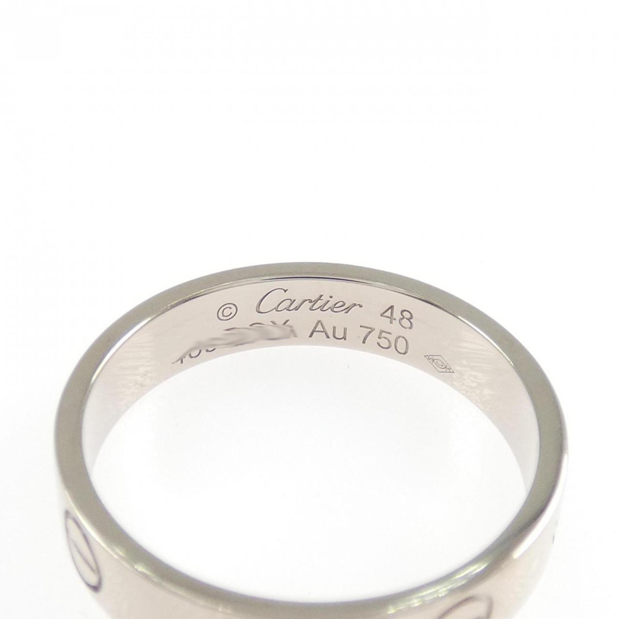 Cartier White Gold White Gold (18K) Band Ring (Pre-Owned)