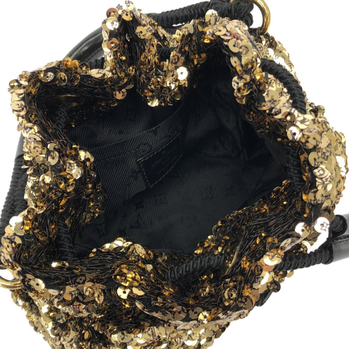 Louis Vuitton Gold Spangles Shoulder Bag (Pre-Owned)