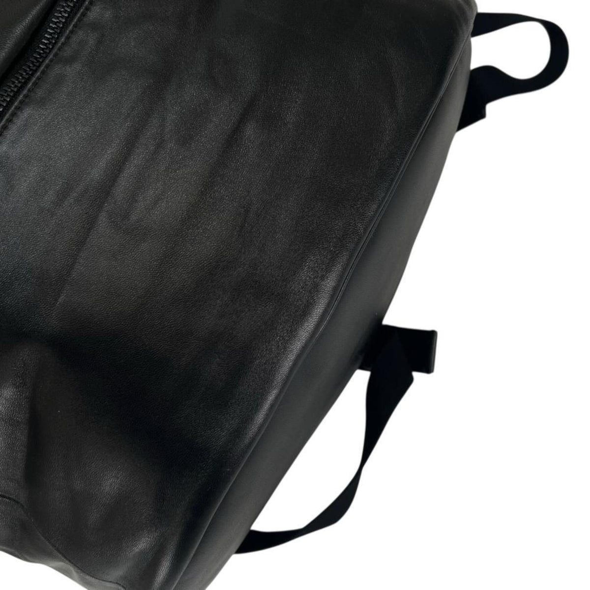 Saint Laurent Black Leather Nylon Backpack (Pre-Owned)