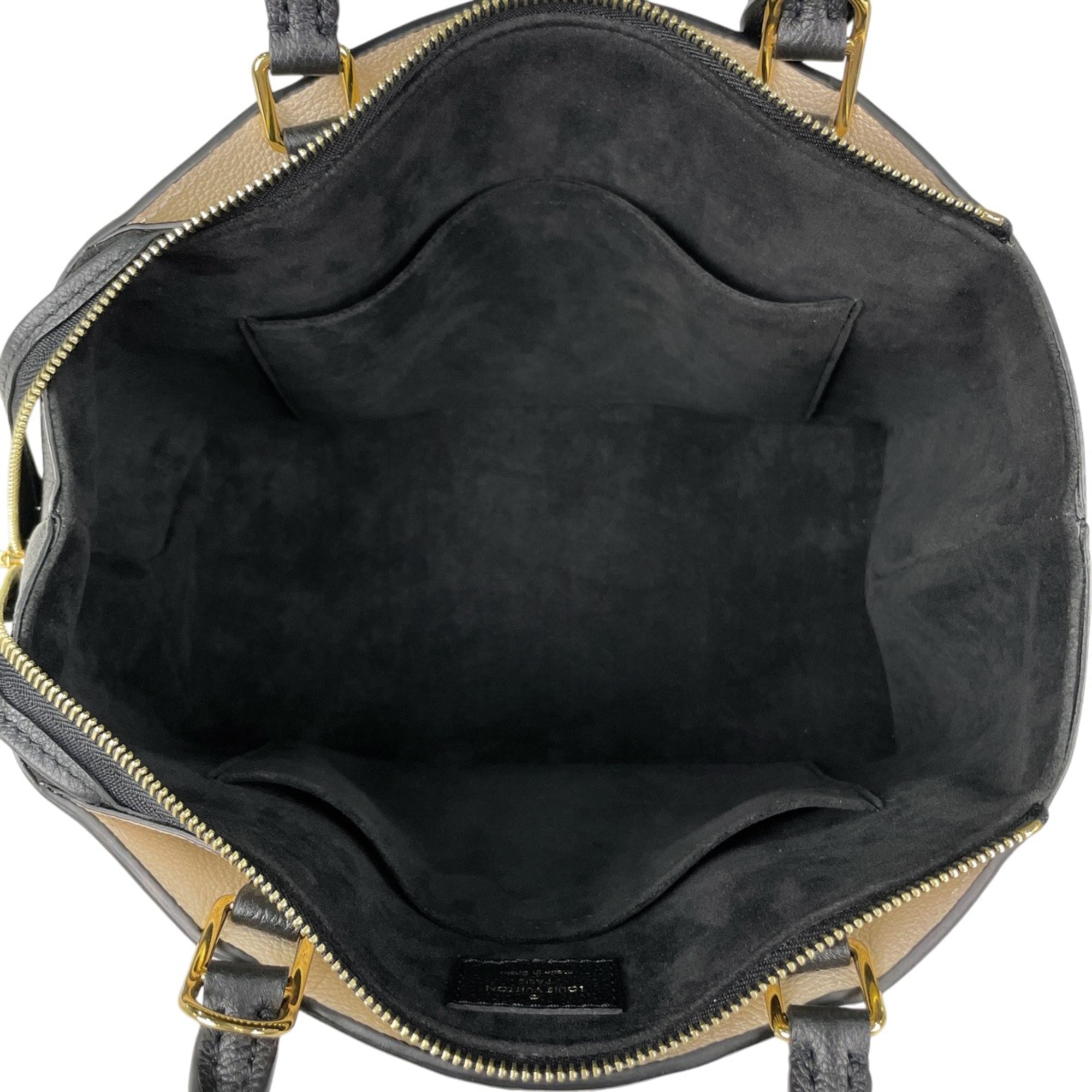 Louis Vuitton Monogram Empreinte Beige Black Noir Monogram Empreinte Handbag (Pre-Owned)