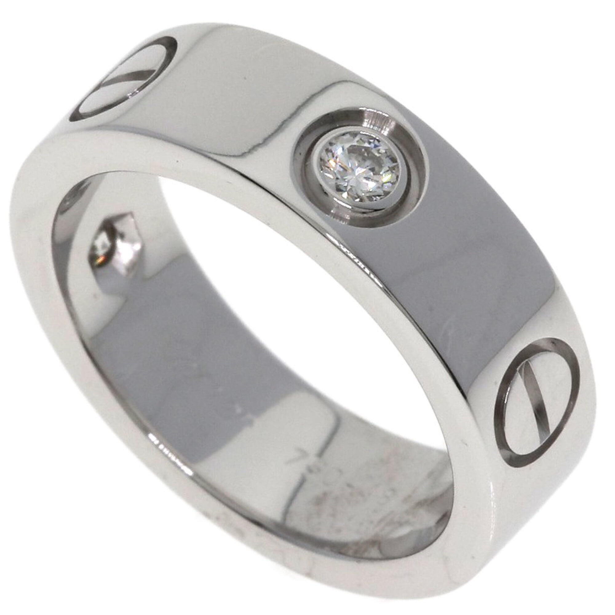 Cartier Love White Gold (18K) Band Ring (Pre-Owned)