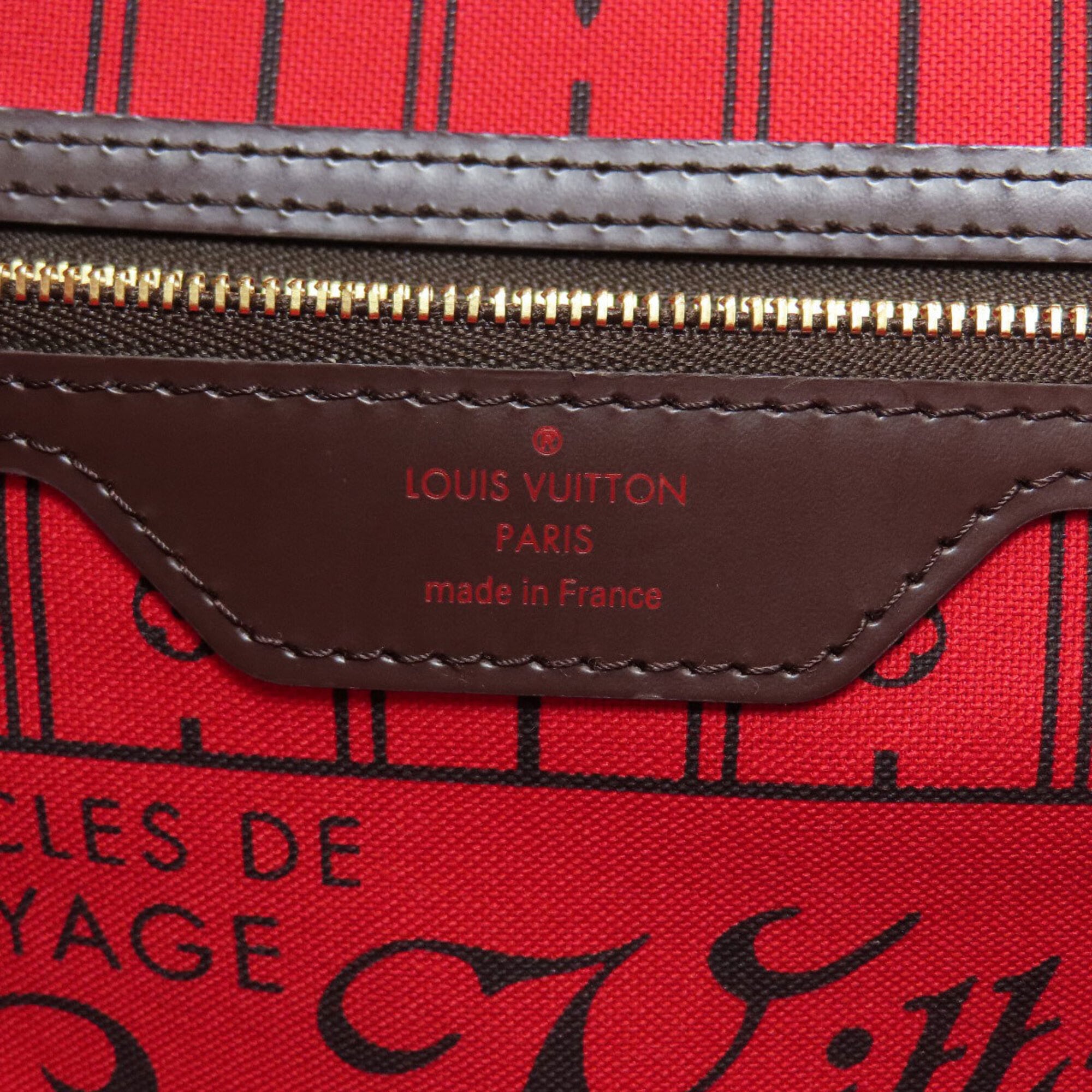 Louis Vuitton Damier Damier Canvas Ebene Damier Canvas Tote Bag (Pre-Owned)
