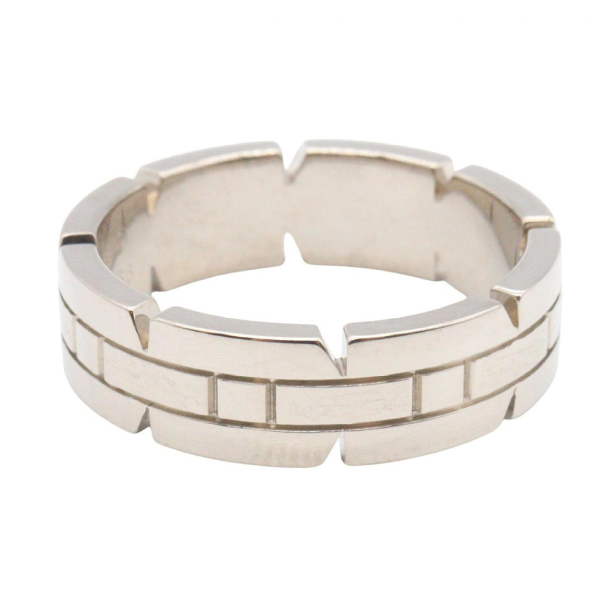 Cartier Silver White Gold (18K) Band Ring (Pre-Owned)