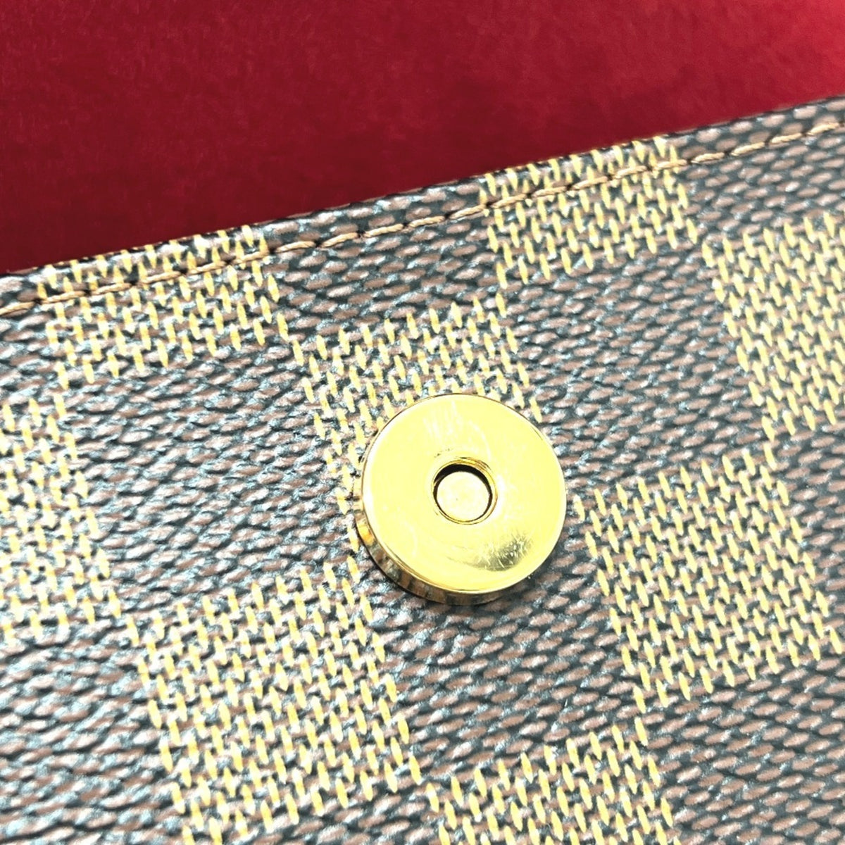 Louis Vuitton Brown Ebene Damier Canvas Pochette Sling Bag (Pre-Owned)