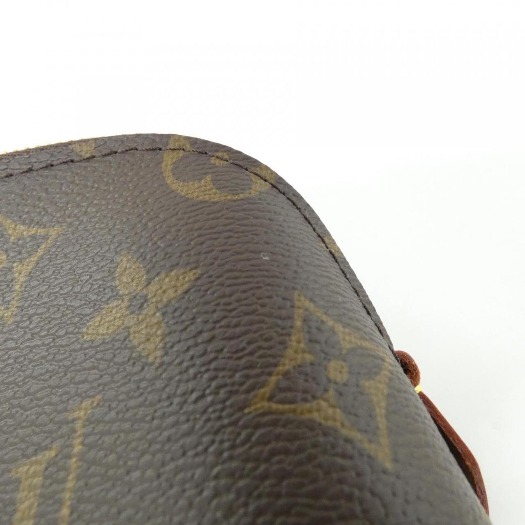 Louis Vuitton Marron Coated Canvas Handbag Pochette Pouch (Pre-Owned)