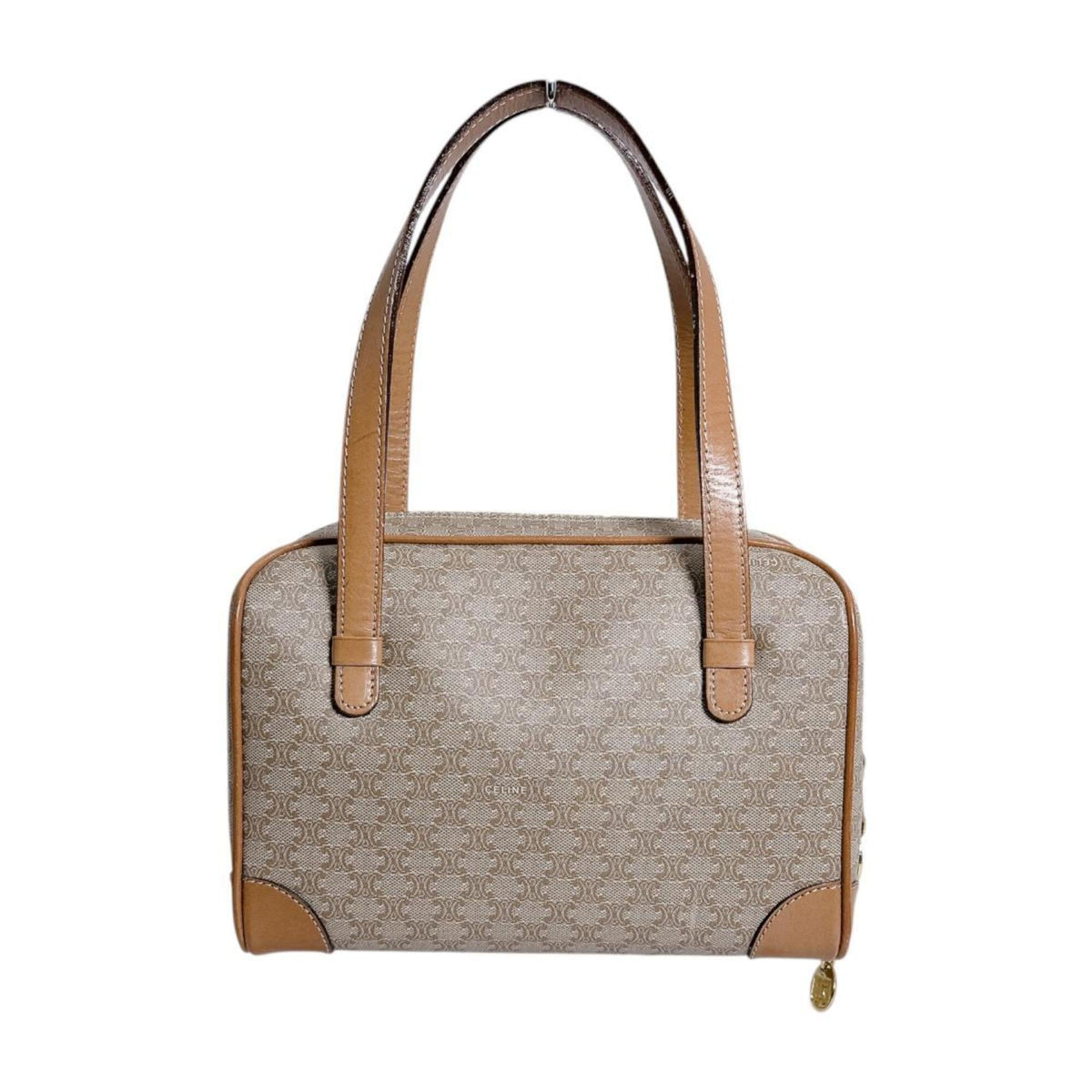 Celine Brown Pvc Handbag (Pre-Owned)