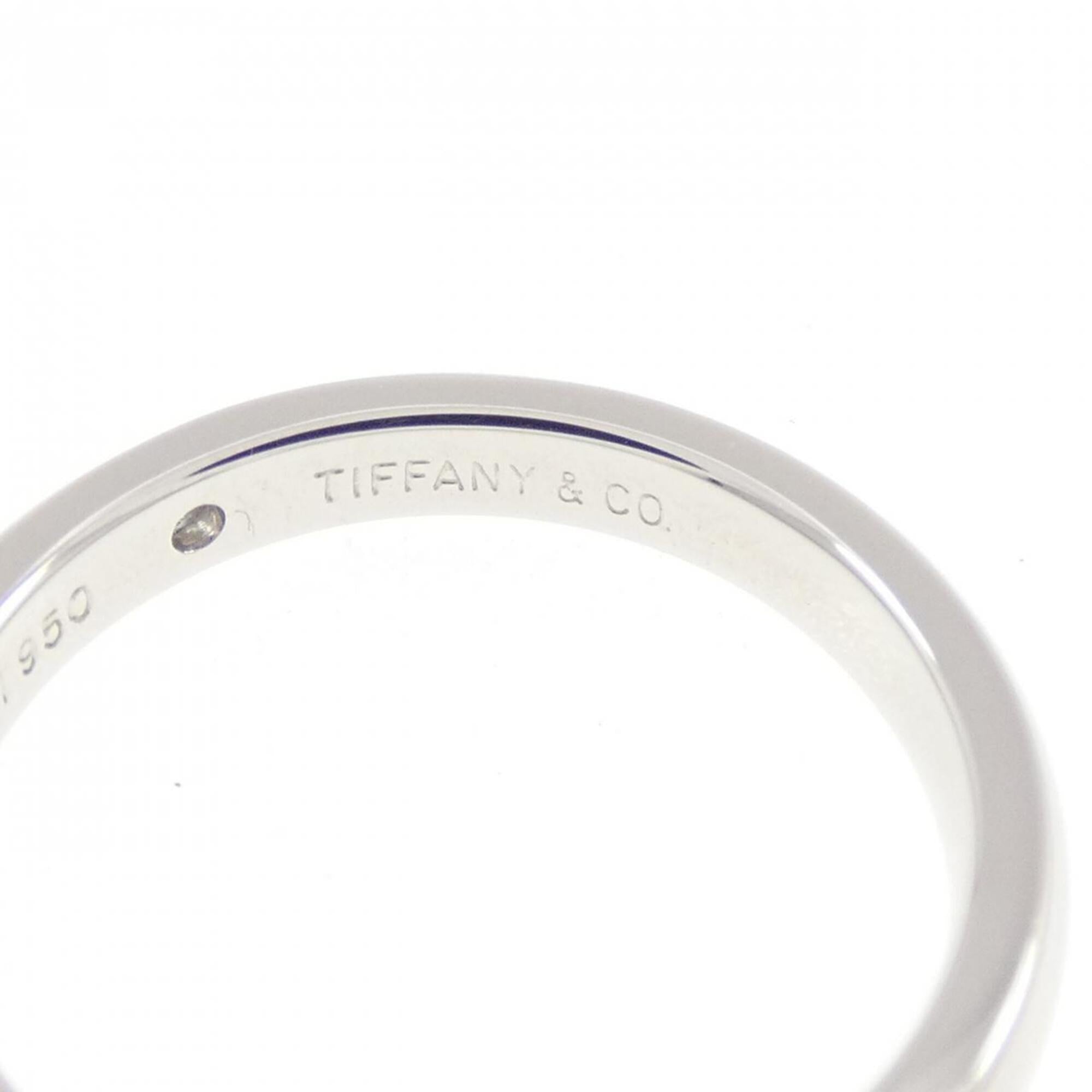 Tiffany Platinum Platinum 950 Band Ring (Pre-Owned)