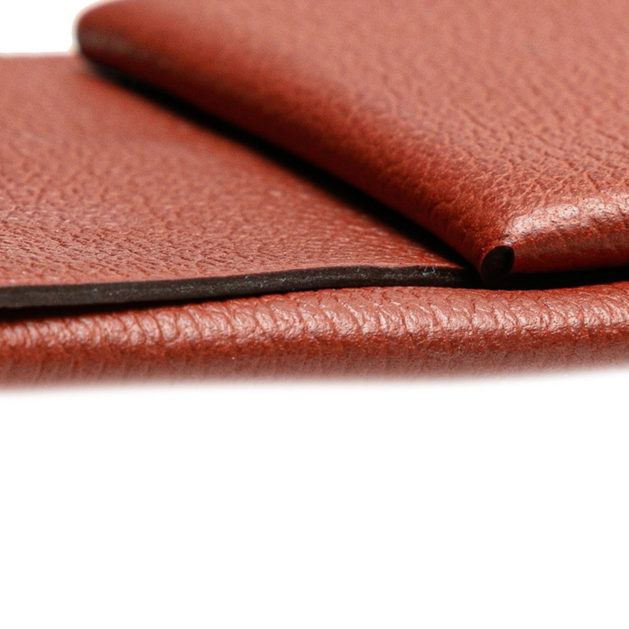 Hermes Bastia Brown Coin Purse/Coin Case (Pre-Owned)
