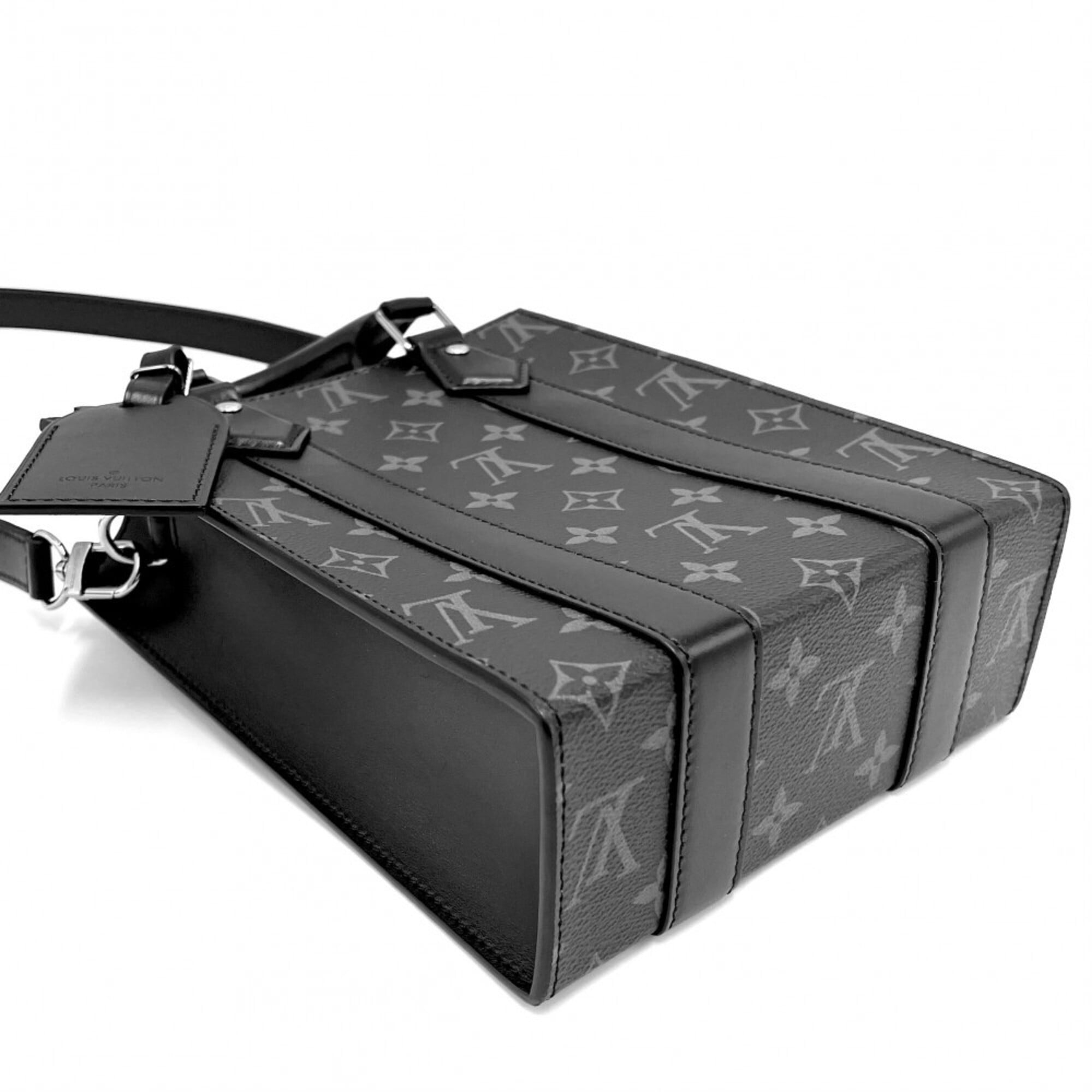 Louis Vuitton Noir Monogram Eclipse Handbag Shoulder Bag (Pre-Owned)