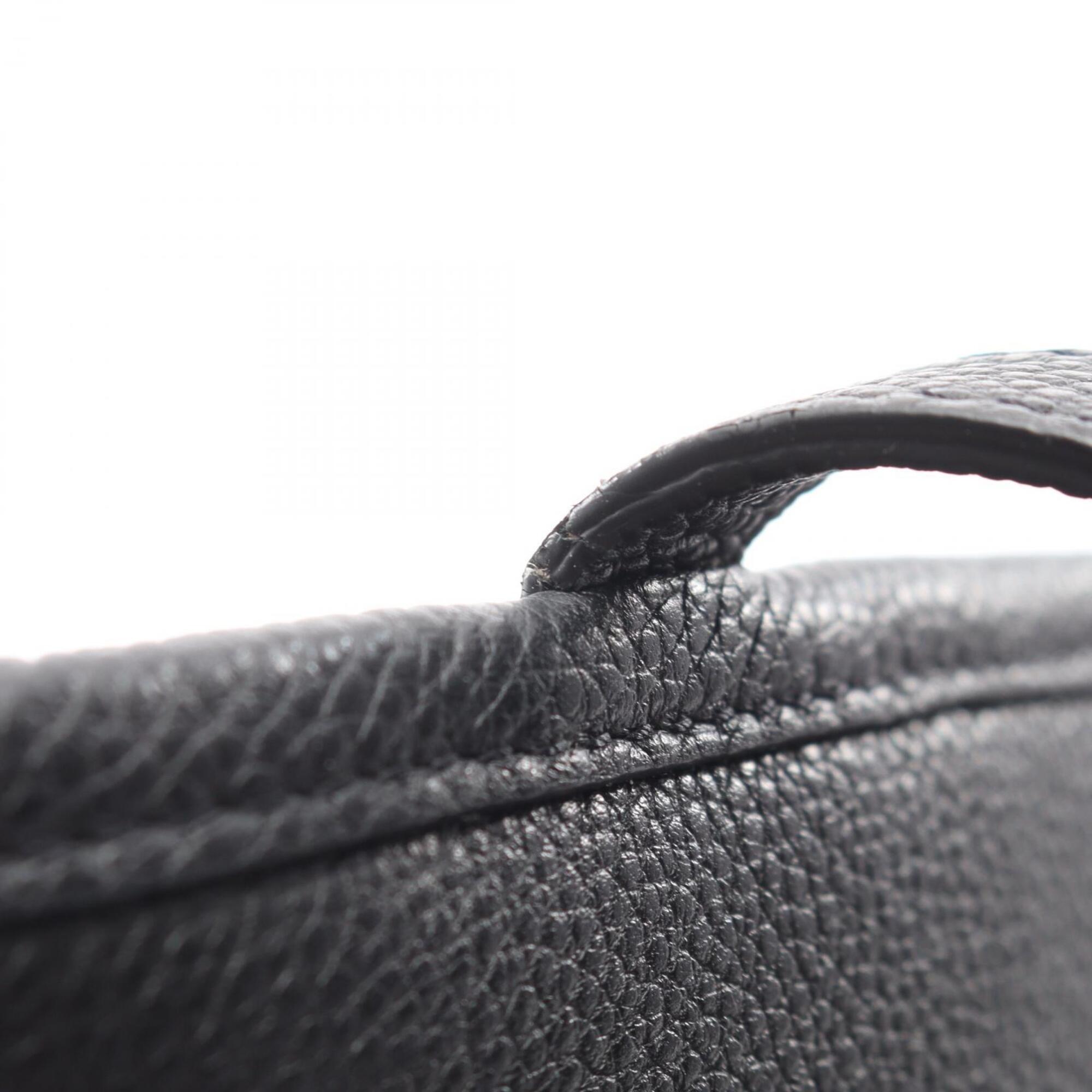 Celine Black Leather Handbag Tote Bag (Pre-Owned)