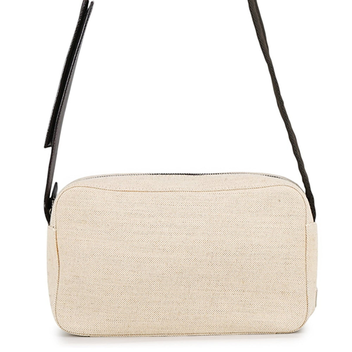 Prada Beige Khaki Canvas Handbag Shoulder Bag (Pre-Owned)