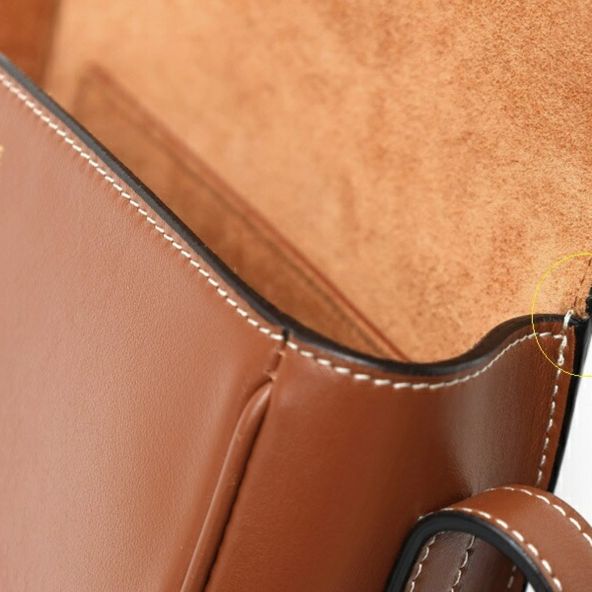 Celine Brown Leather Shoulder Bag (Pre-Owned)