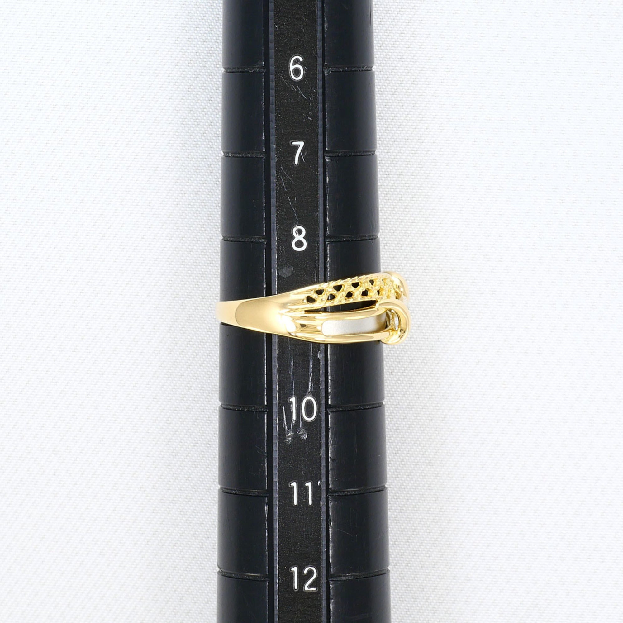 Unbranded Platinum Yellow Gold Yellow Gold (18K) Platinum 900 Band Ring (Pre-Owned)
