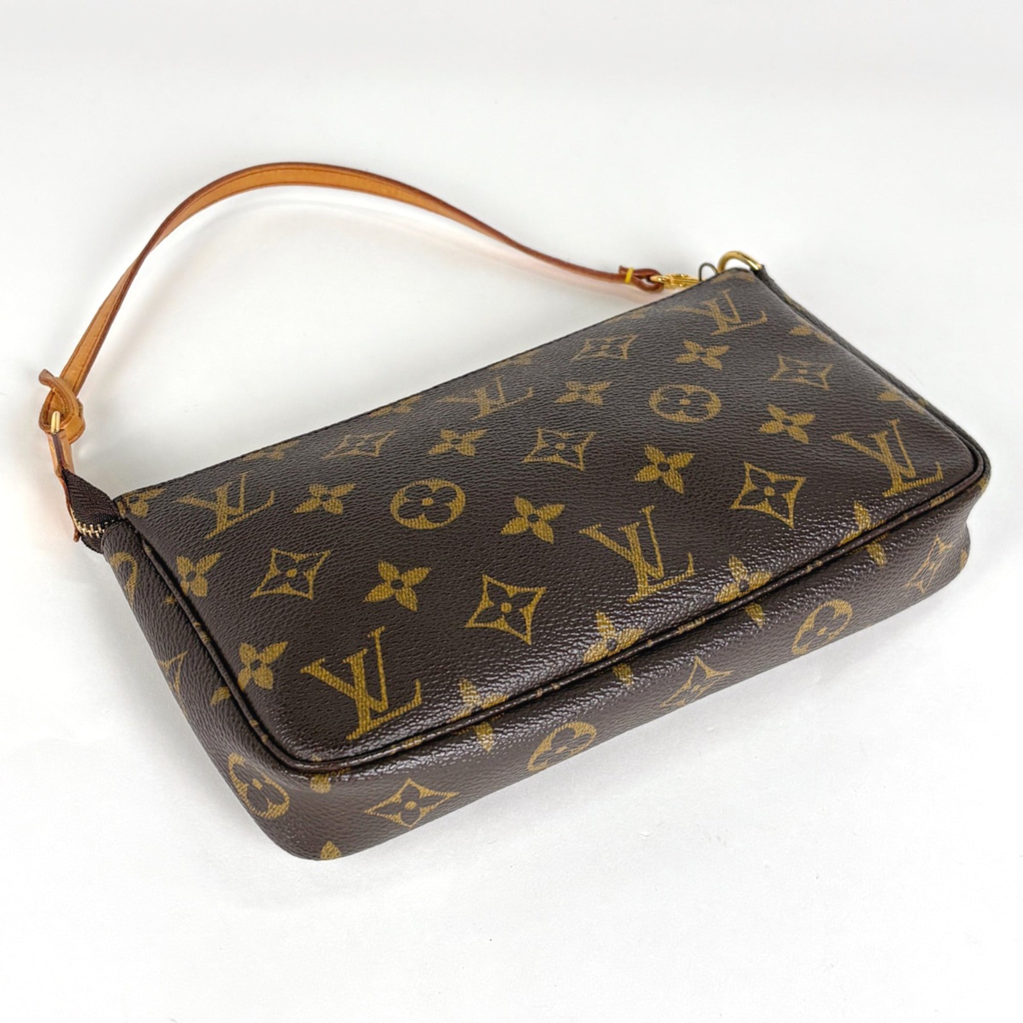 Louis Vuitton Brown Monogram Monogram Pochette Pouch (Pre-Owned)