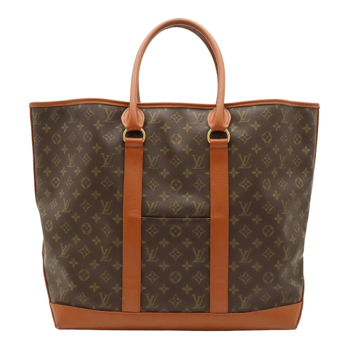 Louis Vuitton Brown Vinyl Tote Bag (Pre-Owned)