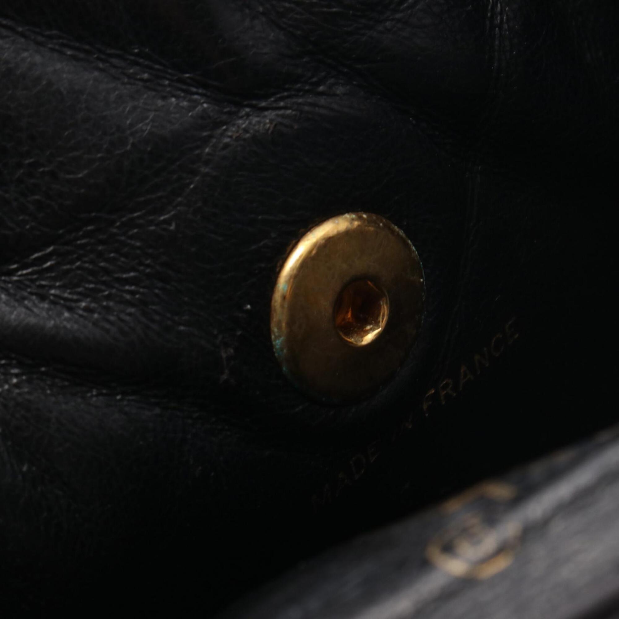 Chanel Black Leather Backpack (Pre-Owned)