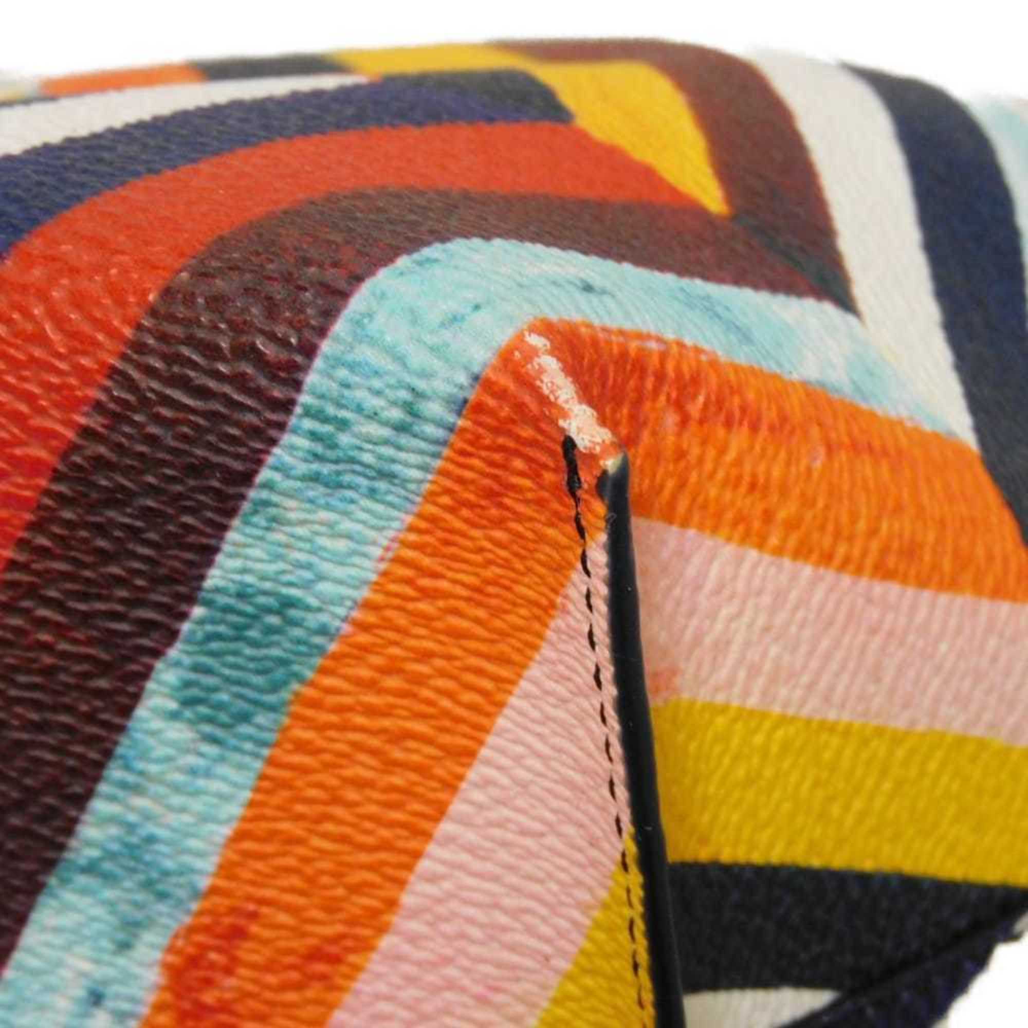 Tory Burch Multi-Color Pvc Clutch Bag Pouch (Pre-Owned)