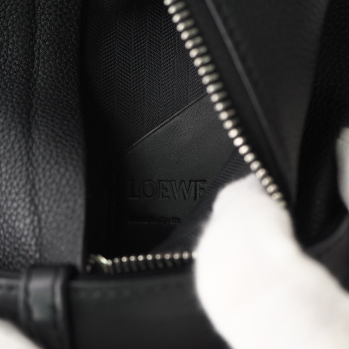 Loewe Black Leather Sling Bag (Pre-Owned)