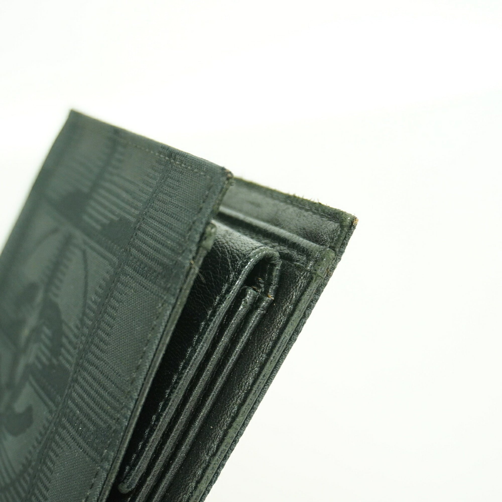 Chanel Black Nylon Canvas Wallet (Bi-Fold) (Pre-Owned)