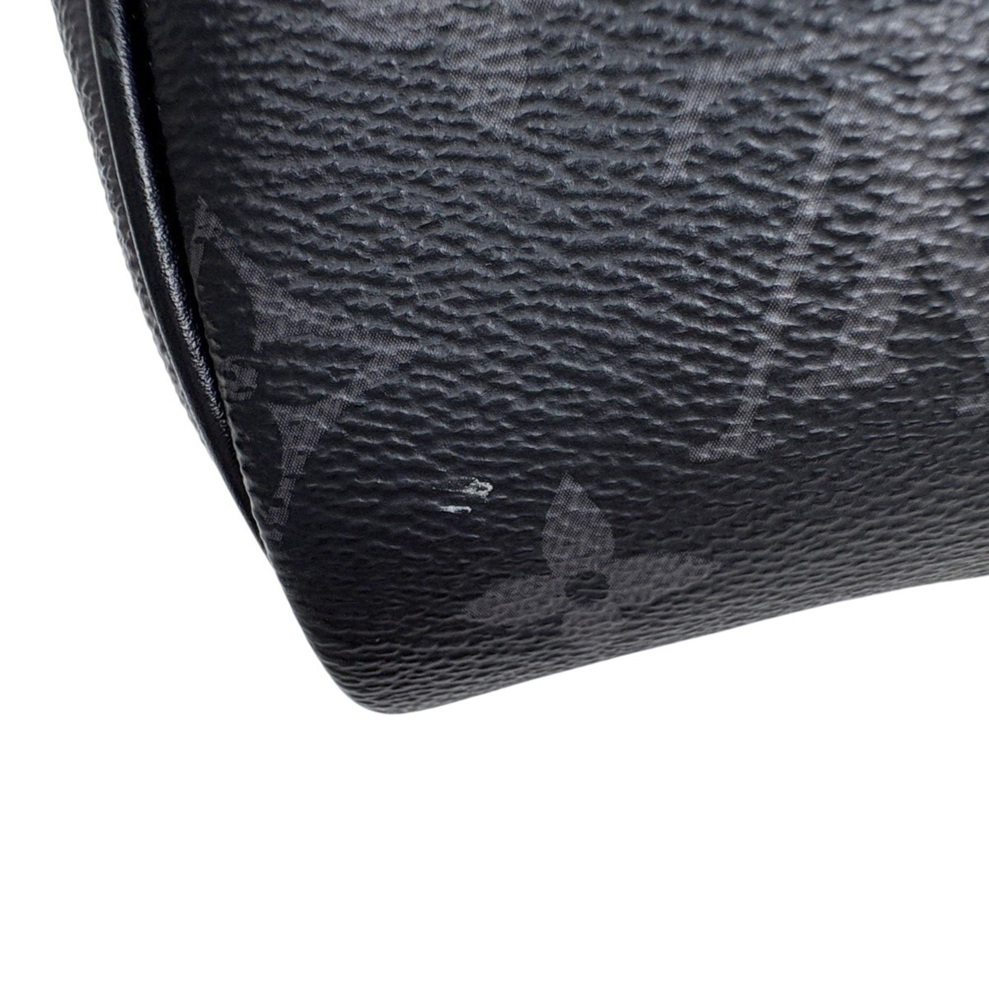 Louis Vuitton Black Gray Noir Monogram Eclipse Tote Bag (Pre-Owned)